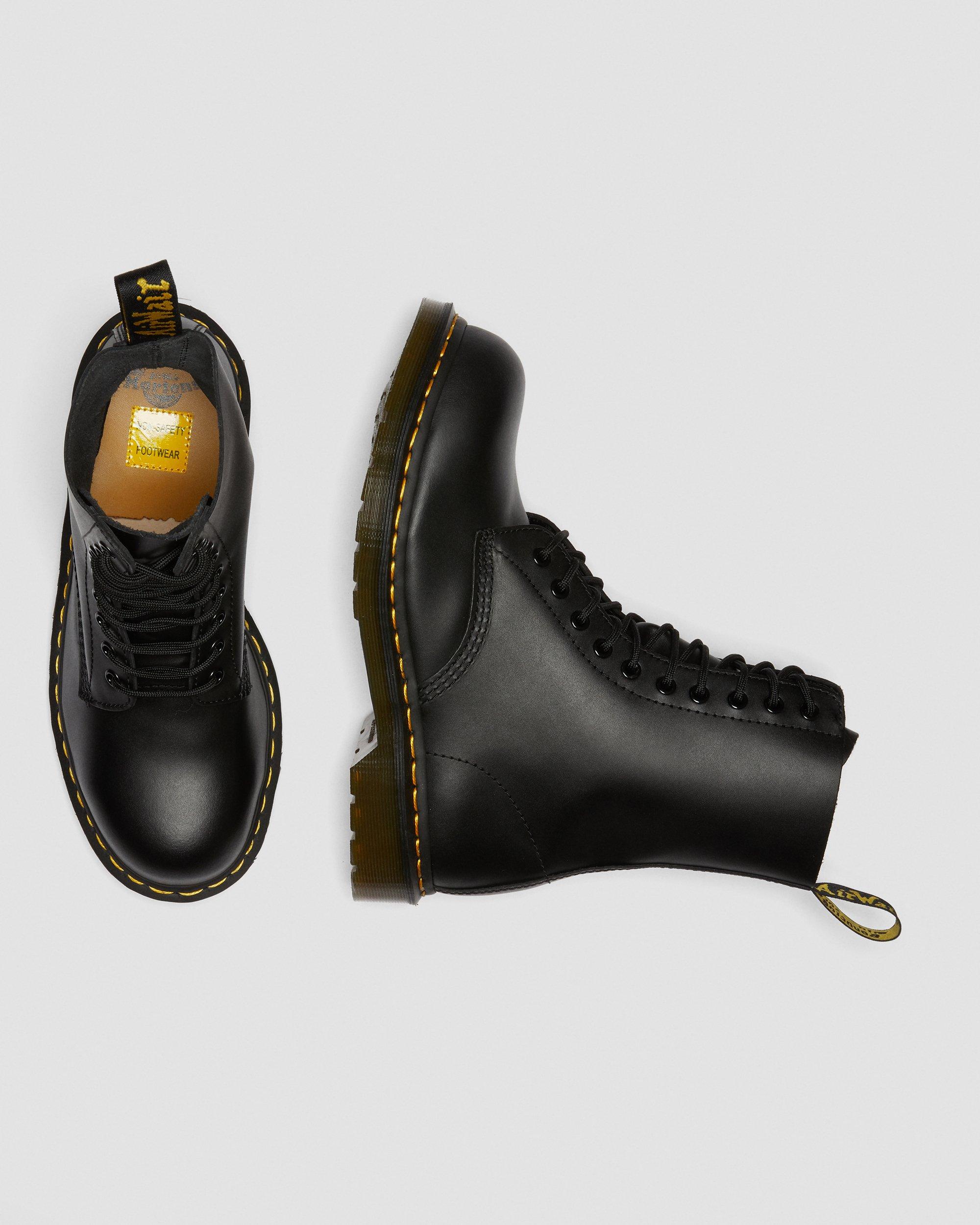1919 Leather Mid Calf Boots in Black Martens