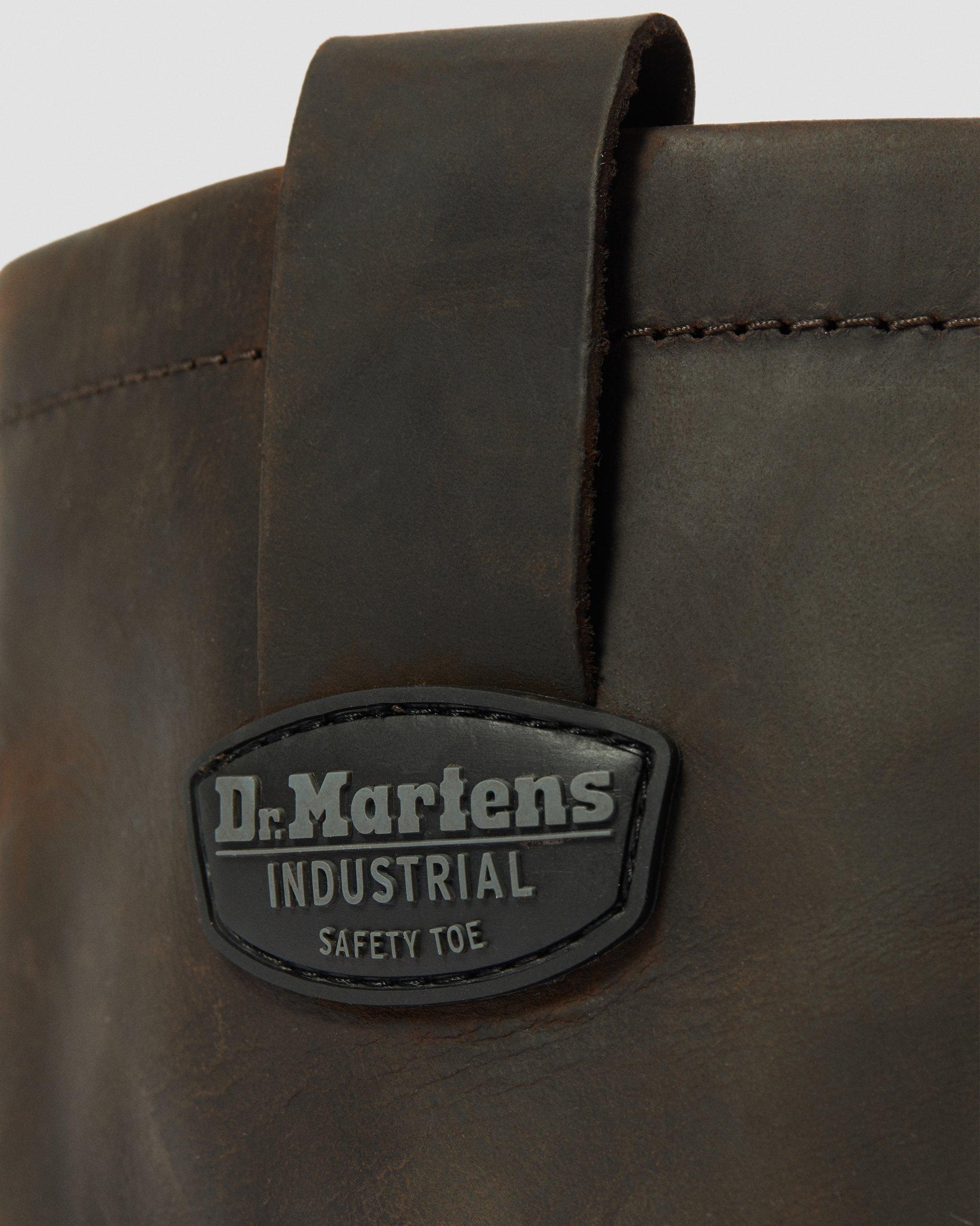 Icon 2295 Leather Steel Toe Work Boots in DARK BROWN | Dr. Martens™