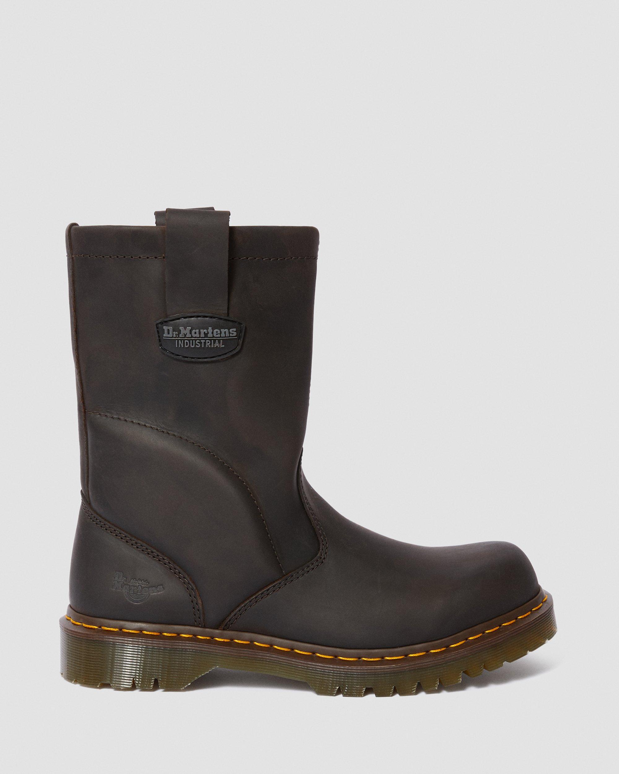 Icon 2296 Tall Work Boots in Dark Brown | Dr. Martens