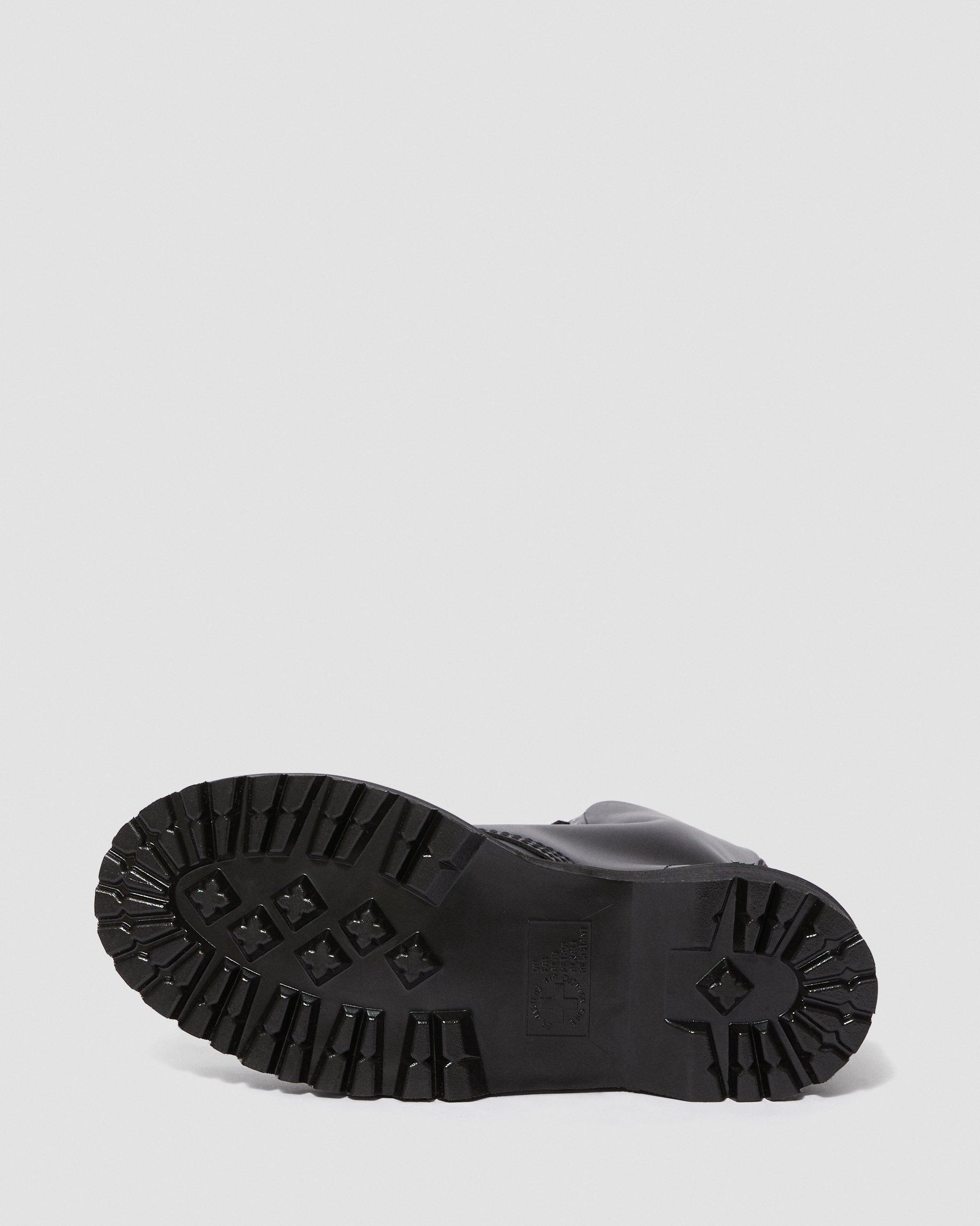 8761 Bxb Leather Mid Calf Boots in BLACK | Dr. Martens™