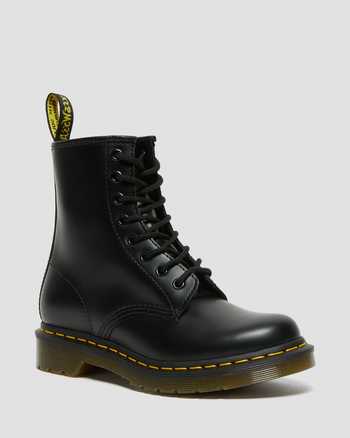 Walter Cunningham Green background Foreman Rometty Faux Fur Leather Chelsea Boots | Dr. Martens