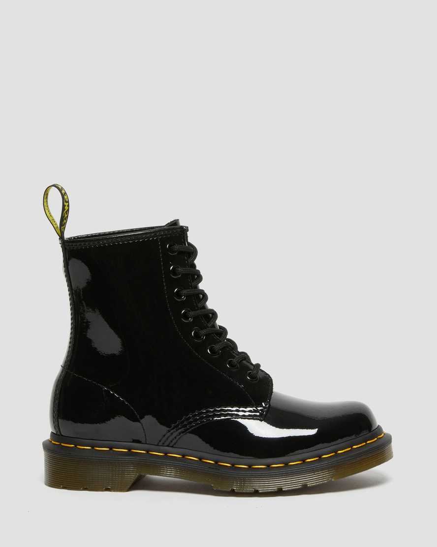 Dr.Martens 1460 Patent Lamper 8 Eyelet Black Patent Womens Boots