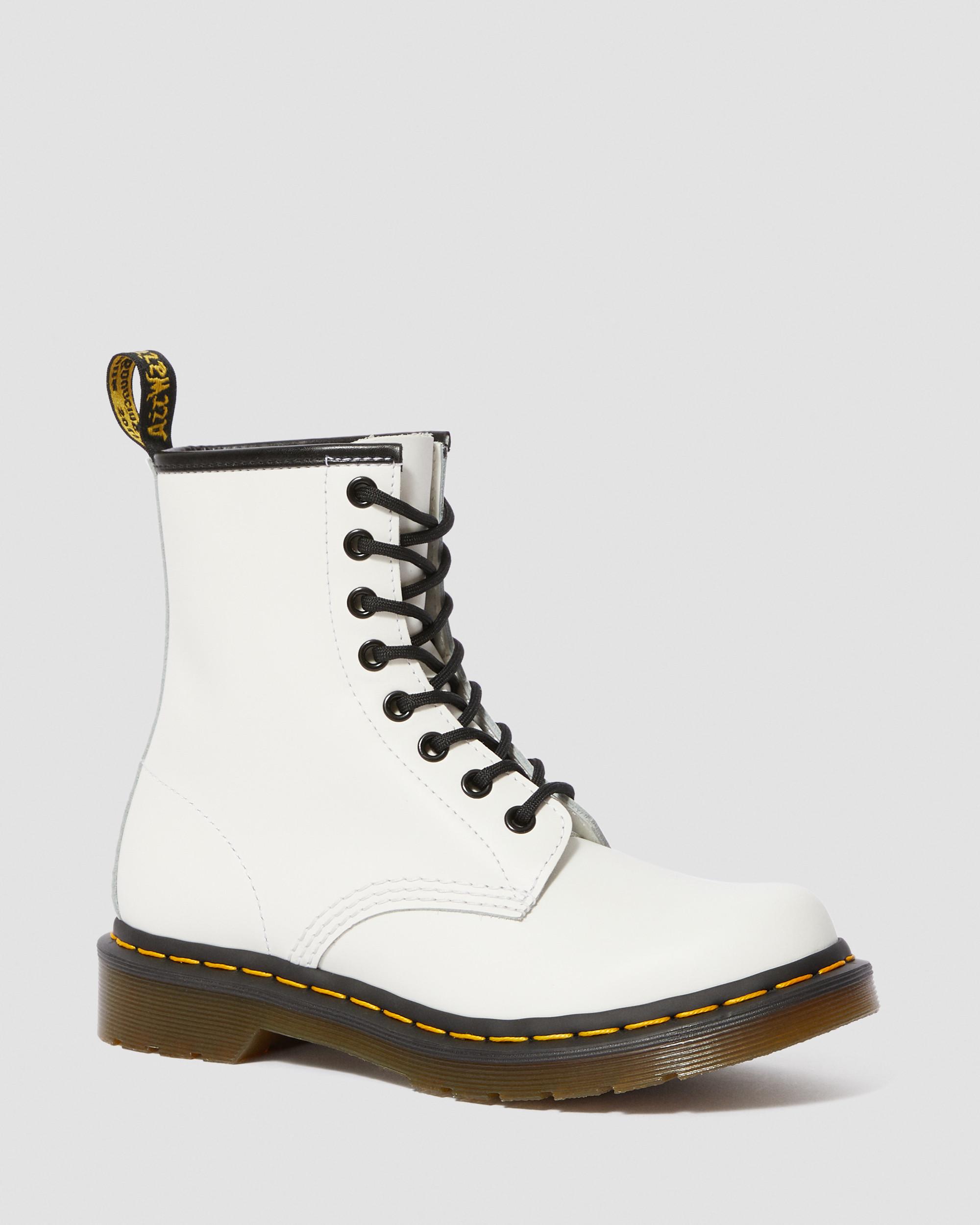1460 Women'S Smooth Leather Lace Up Boots | Dr. Martens