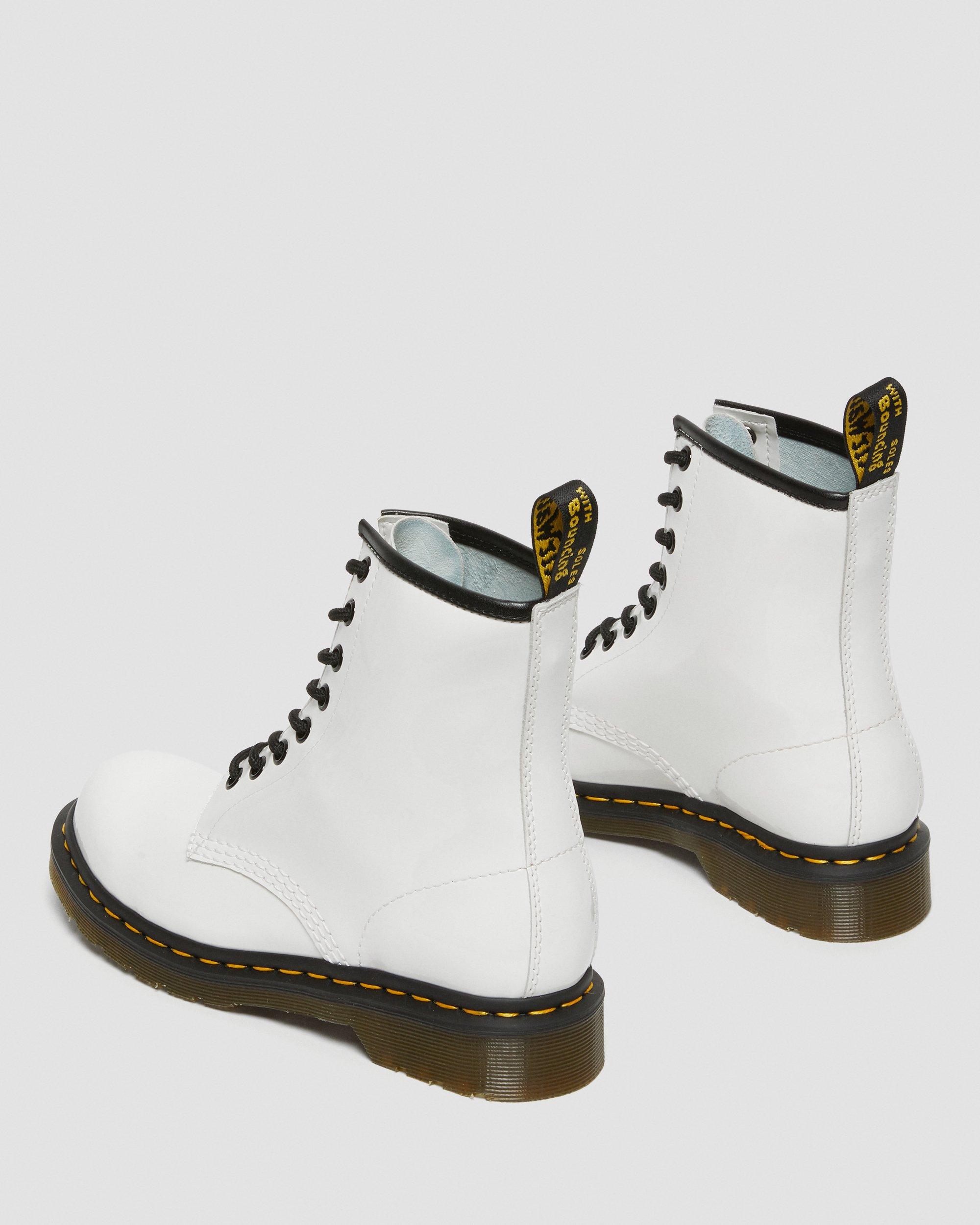 1460 Patent Leather Lace Up Boots