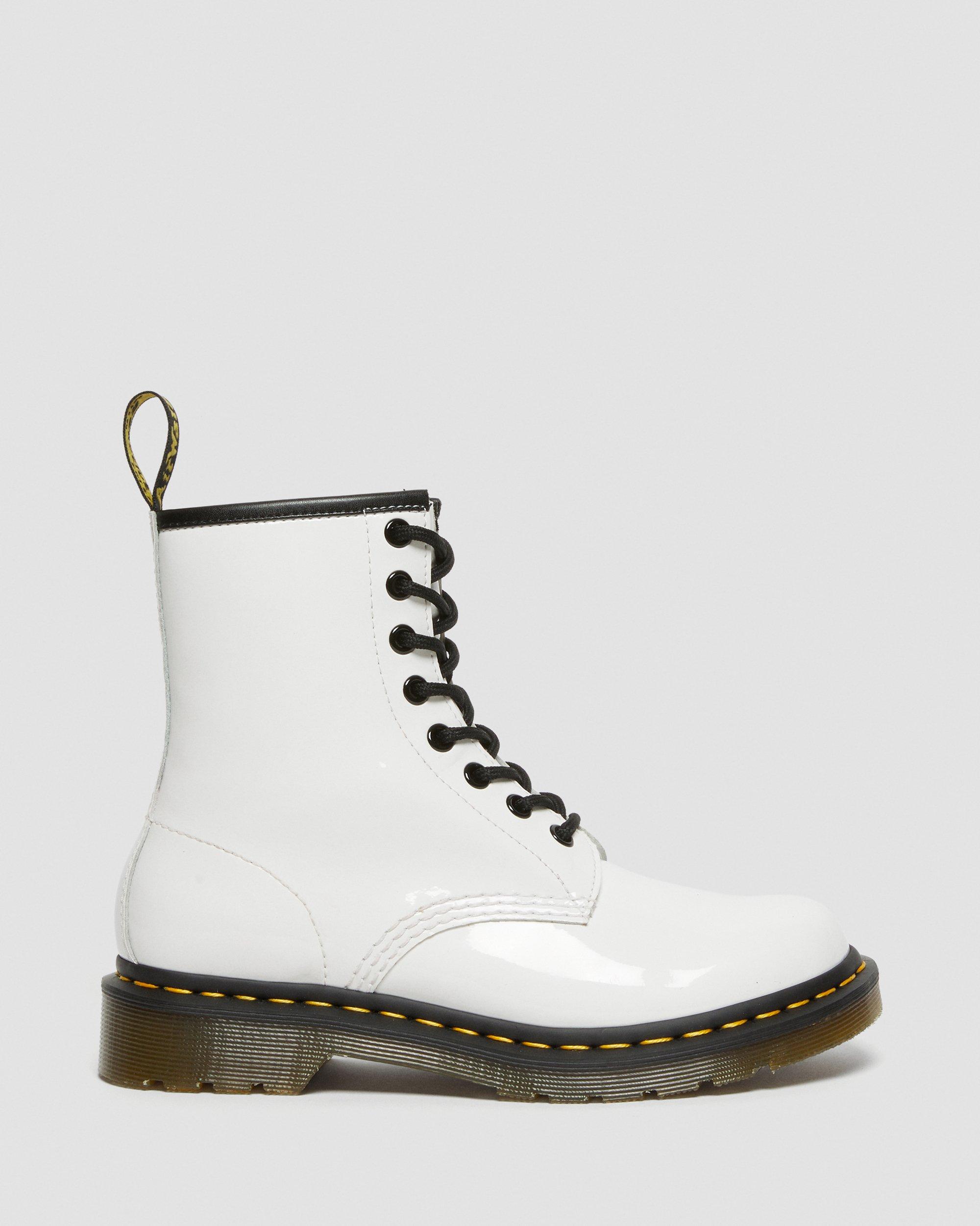 1460 Patent Leather Lace Up Boots
