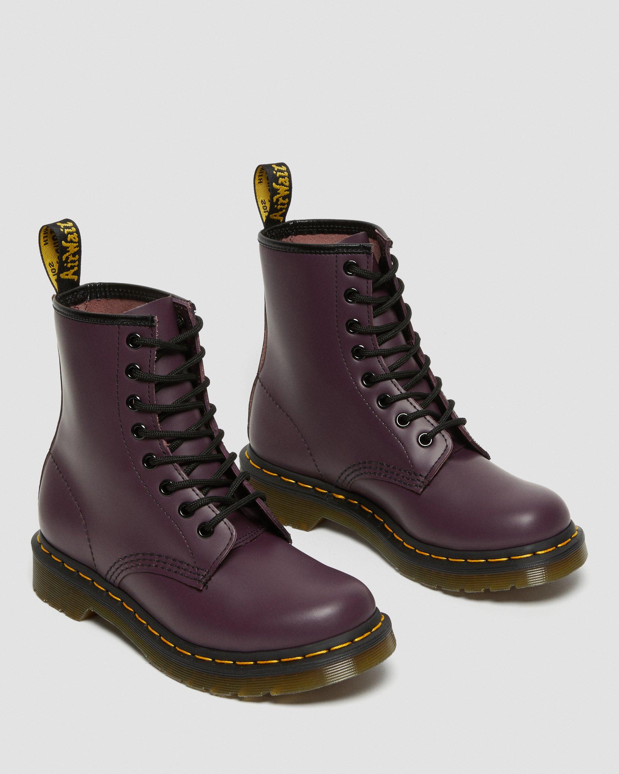 purple doc martens 1460