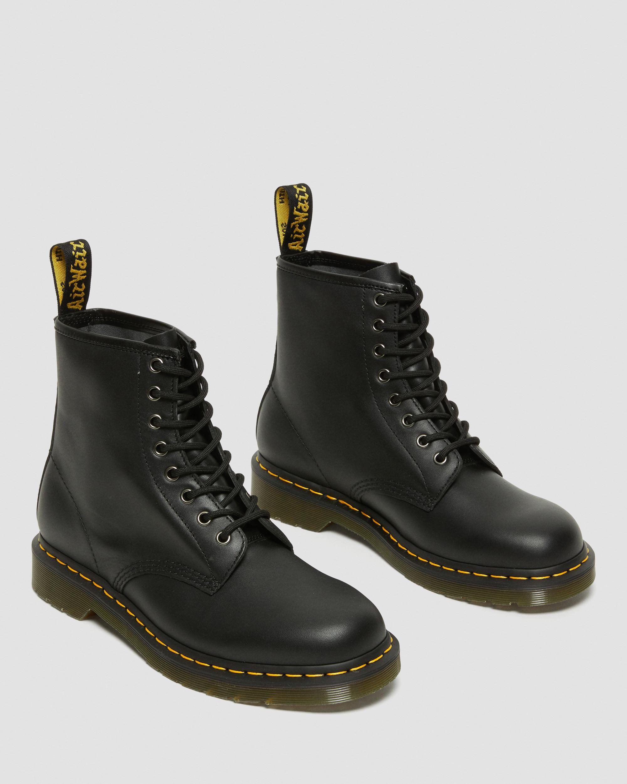 1460 Nappa Leather Lace Up Boots in Black | Dr. Martens