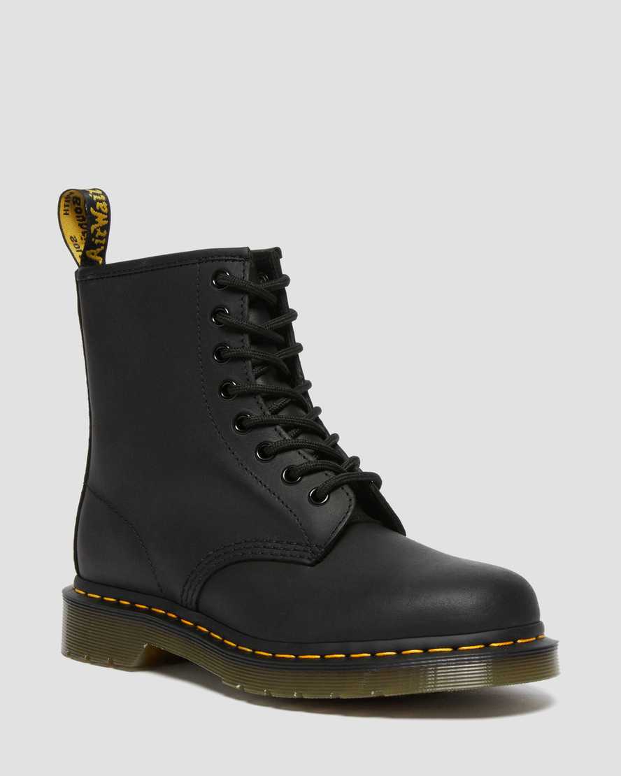 drmartens.com | Greasy Leather Lace Up Boots