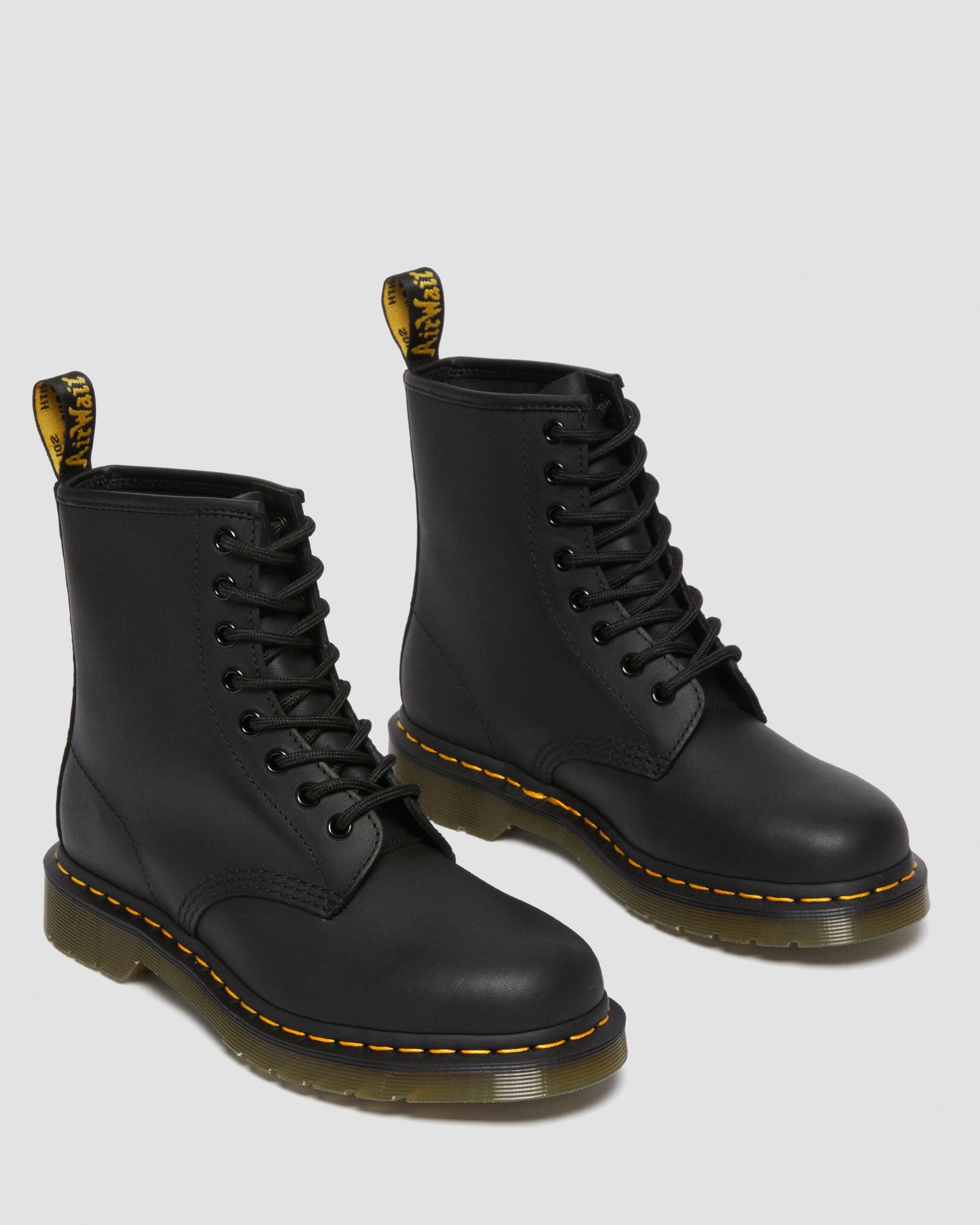 Dr Martens 1460 Greasy in Black for Men Mens Shoes Boots Casual boots 