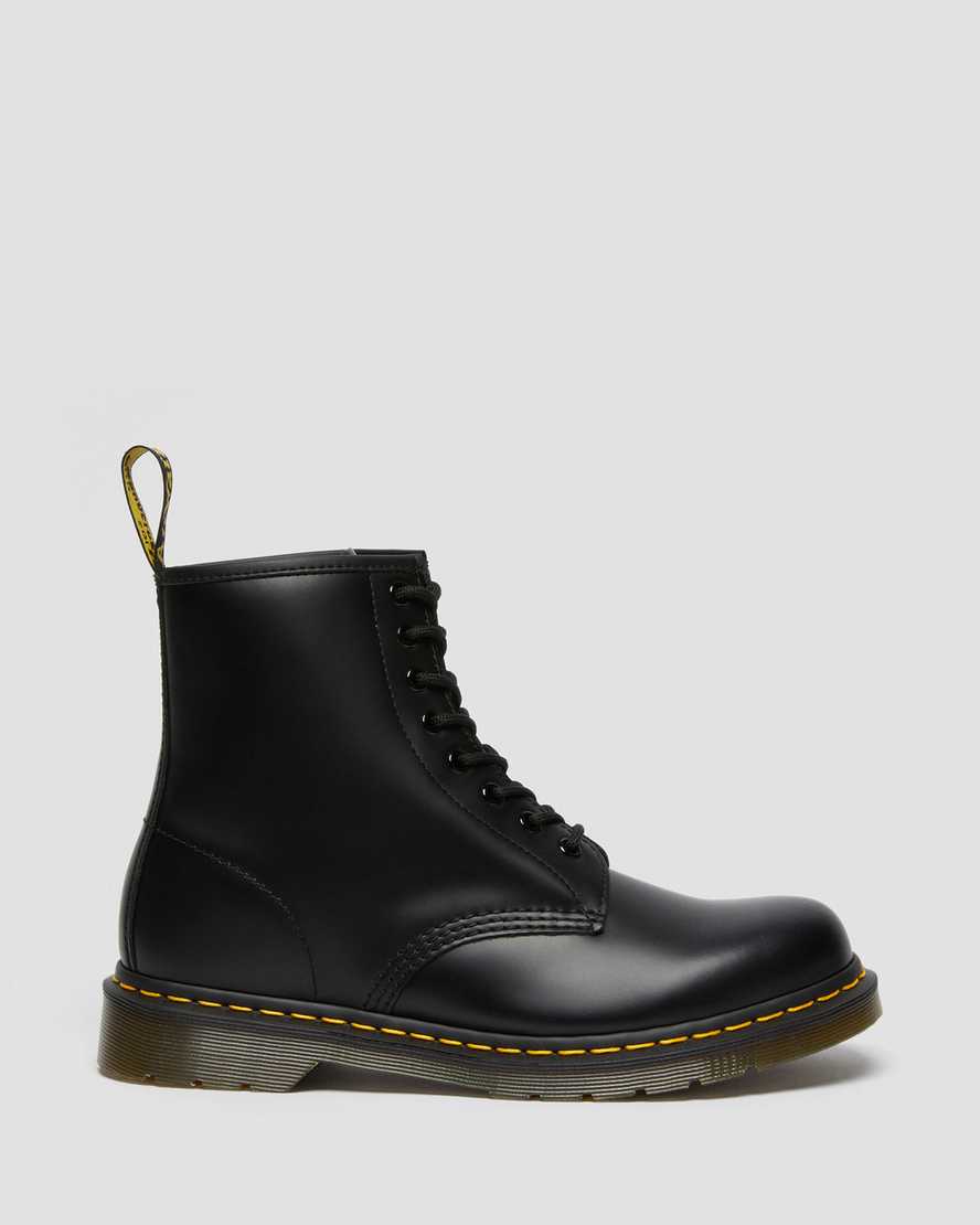 1460 Smooth Leather Lace Up Boots BlackBotas 1460 de piel Smooth Dr. Martens
