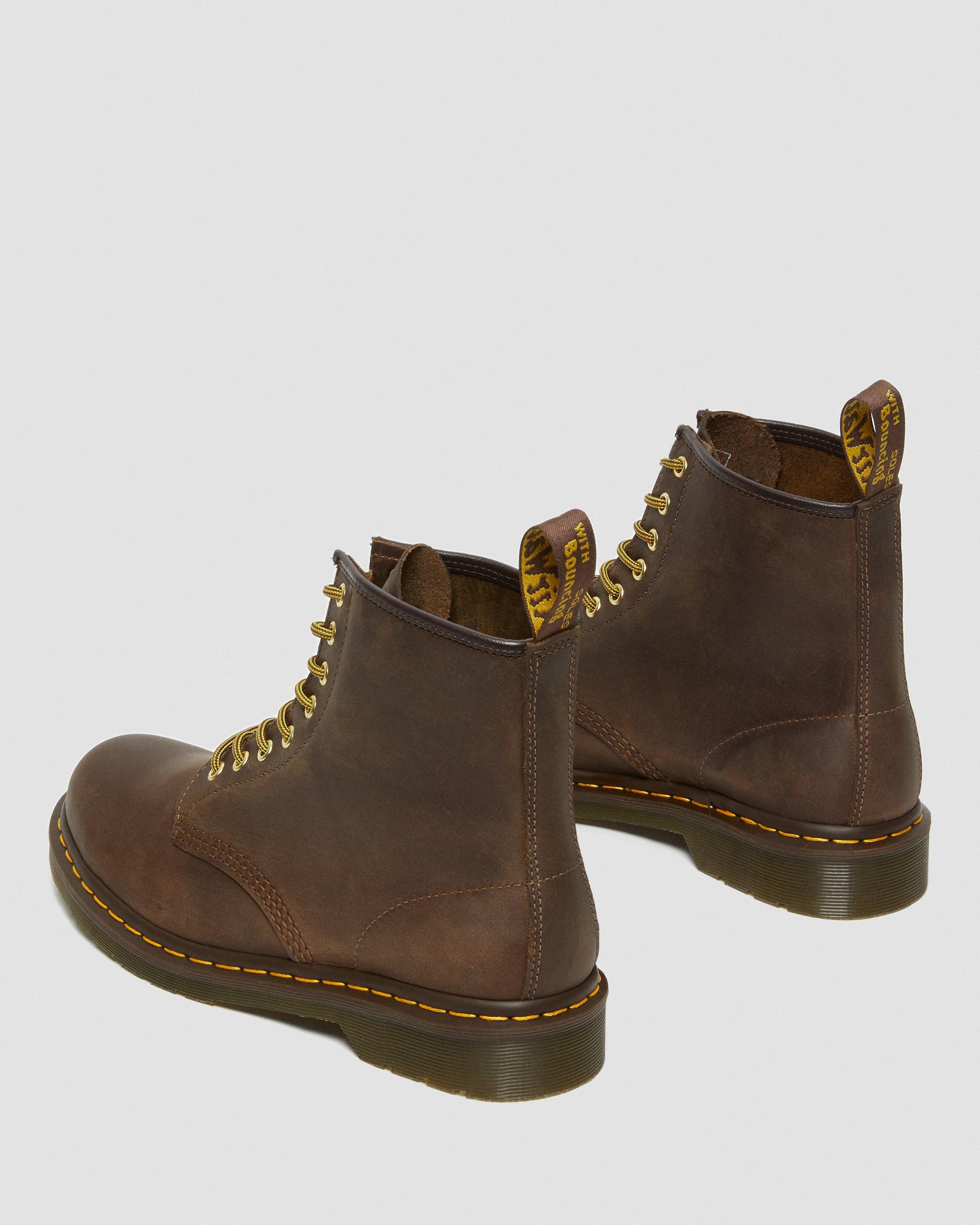 1460 Crazy Horse Leather Lace Up Boots