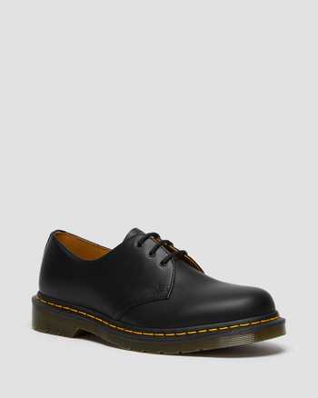 Dr Martens 1461 Cuero Zapatos Con Cordones abandonar en Bronceado Oscuro Talla Reino Unido 3-12