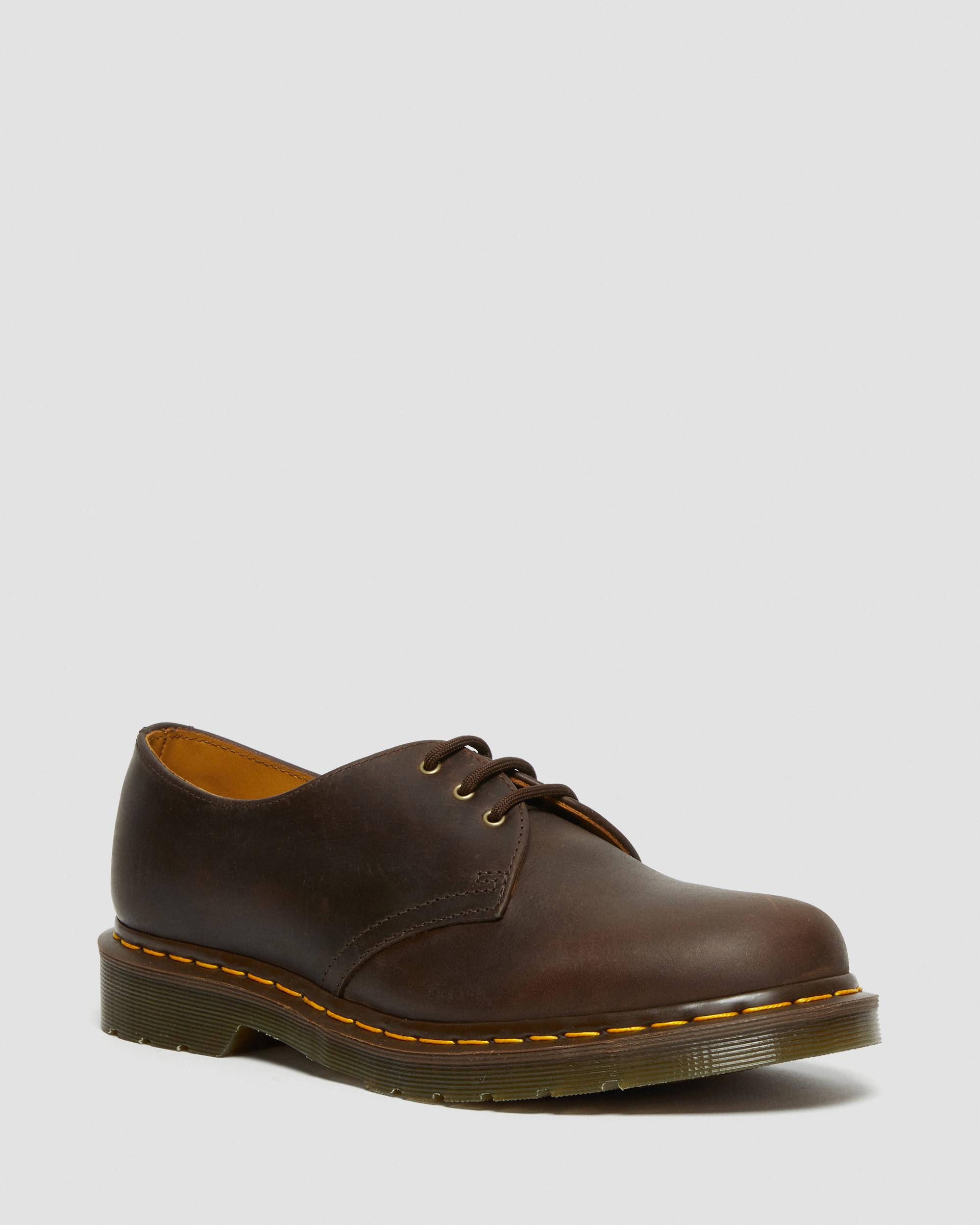 1461 Crazy Horse Leather Oxford Shoes in Brown | Dr. Martens