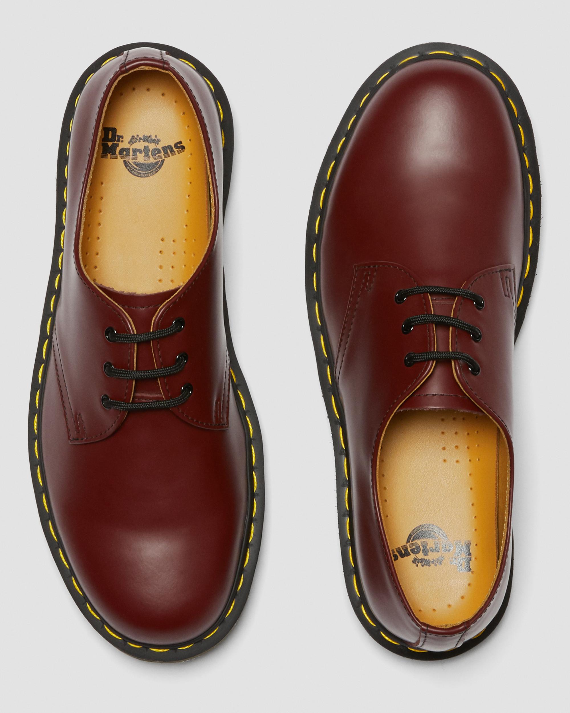 1461 Smooth Leather Oxford Shoes in Cherry Red Dr. Martens