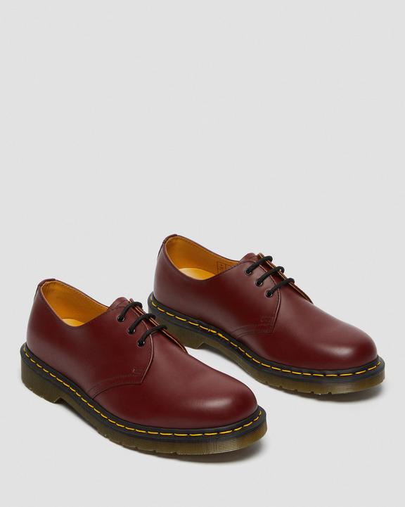 DR MARTENS 1461 Yellow Stitch Leather Oxford Shoes