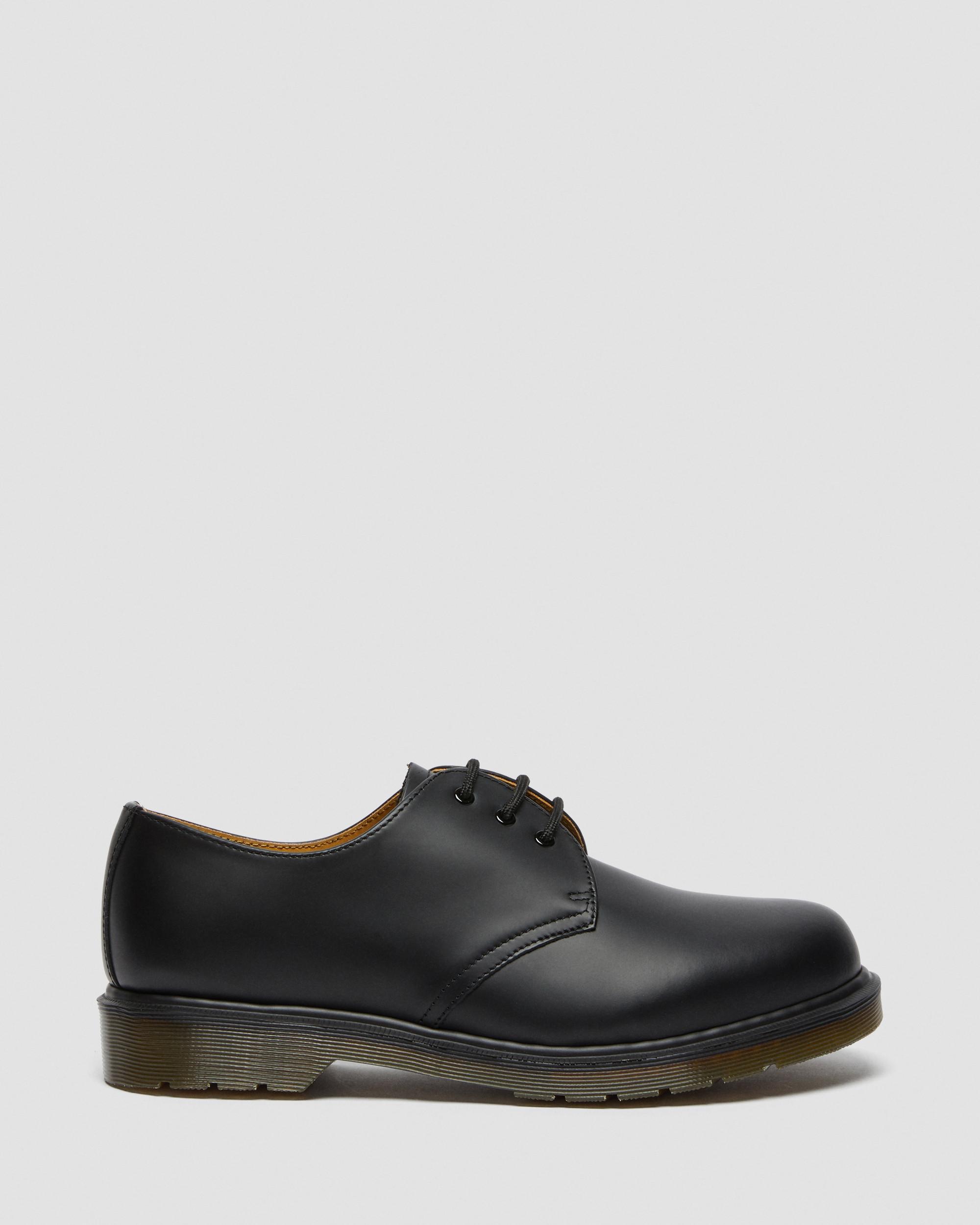 1461 Plain Welt Smooth Leather Oxford Shoes in BLACK | Dr. Martens™