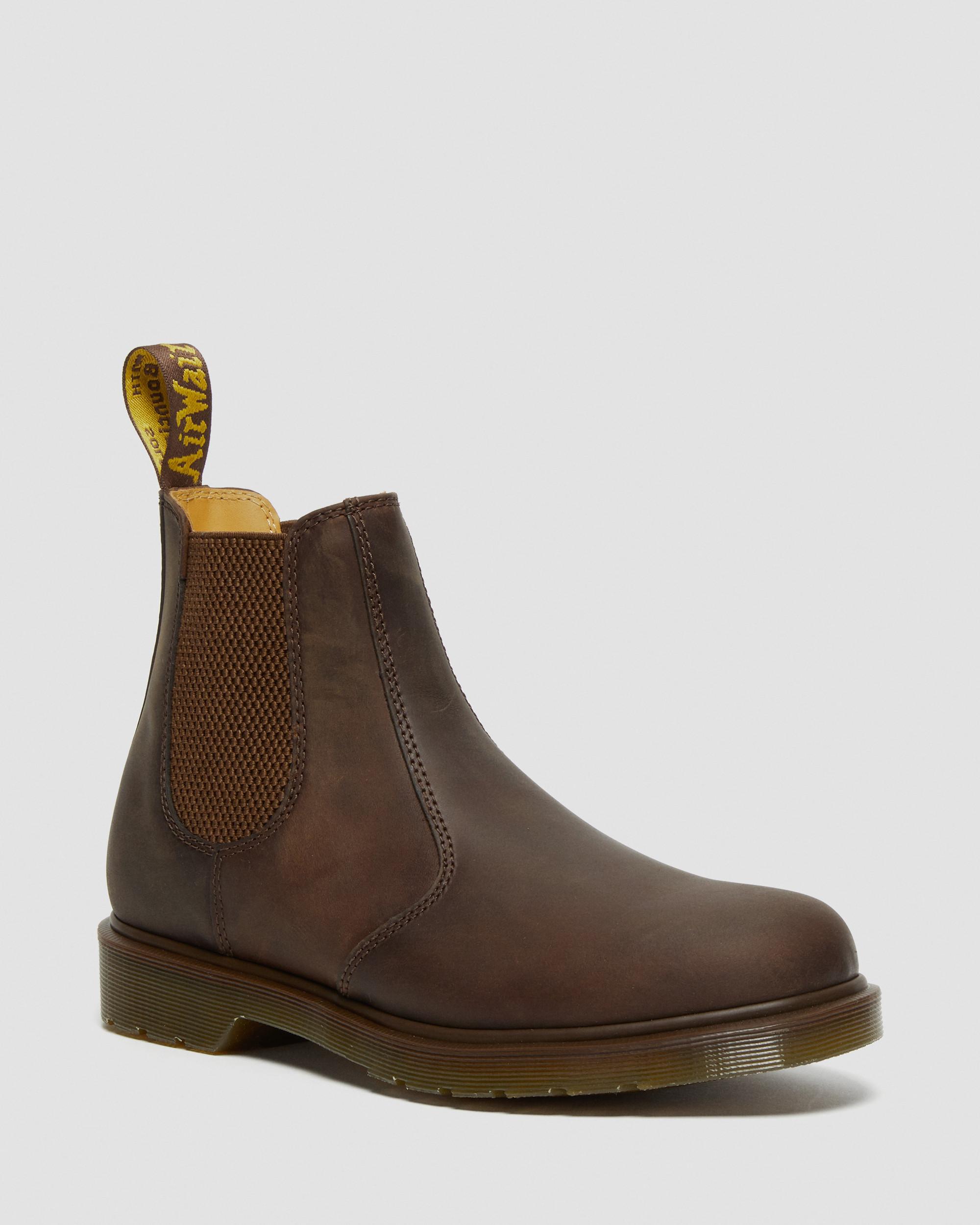 2976 Crazy Horse Leather Chelsea Boots in Brown