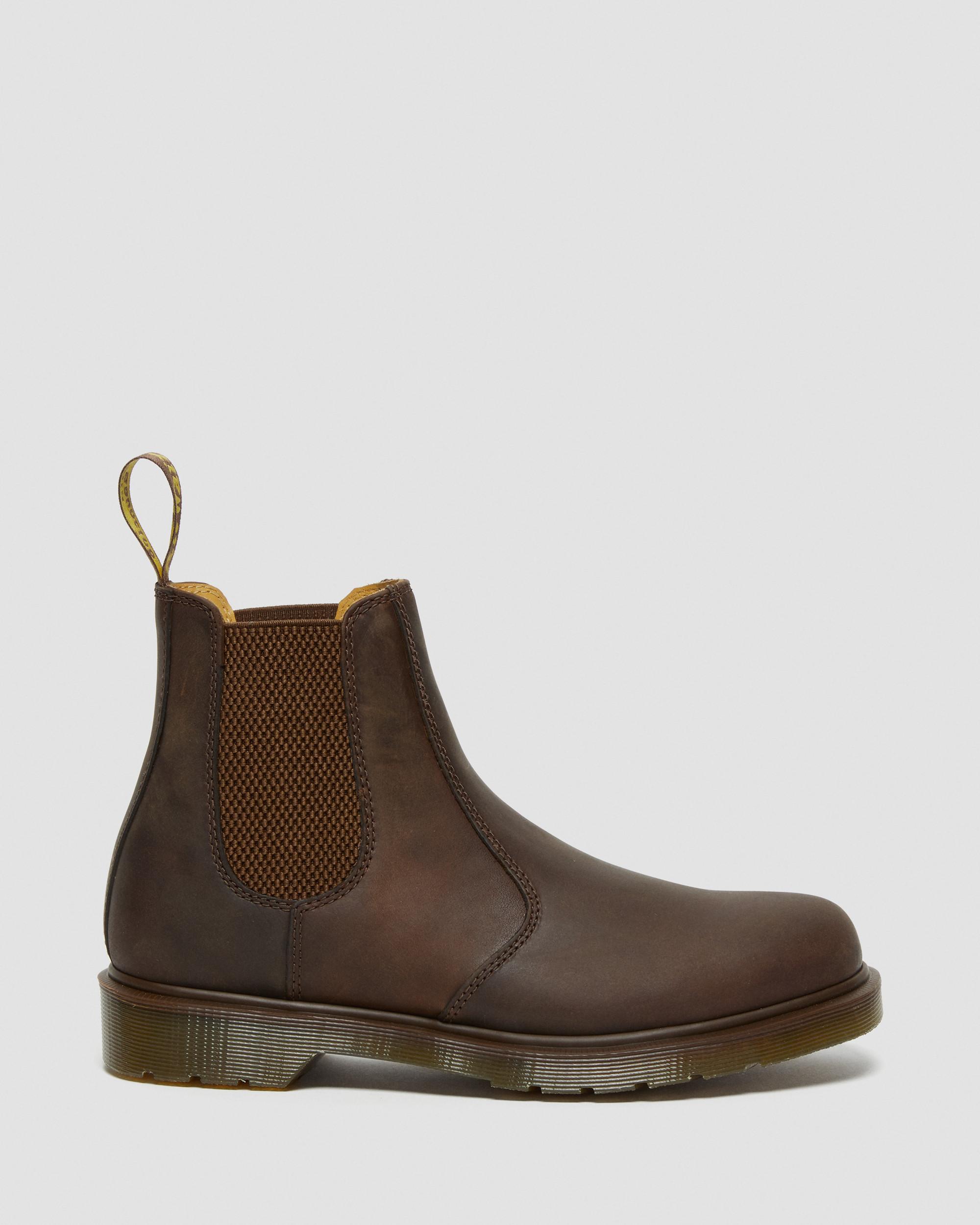 2976 Crazy Horse Leather Chelsea Boots in Brown | Dr. Martens