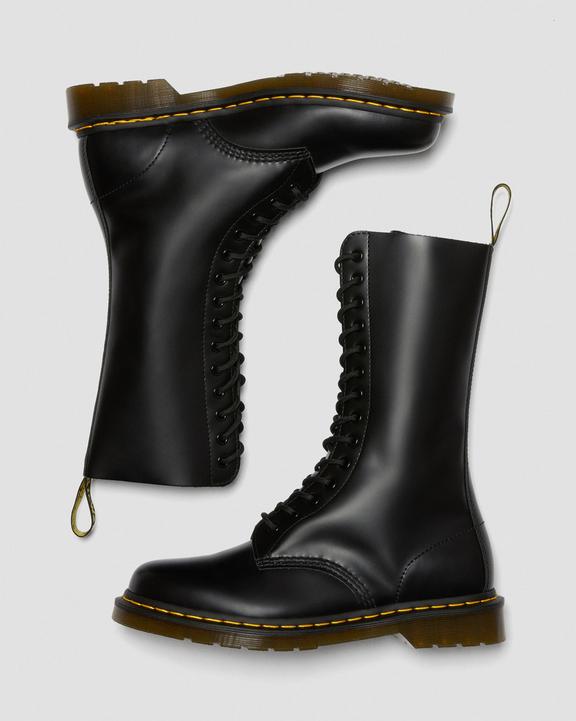 1914 Smooth Leather High Lace Up Boots Black1914 Smooth Leather High Lace Up -maiharit Dr. Martens
