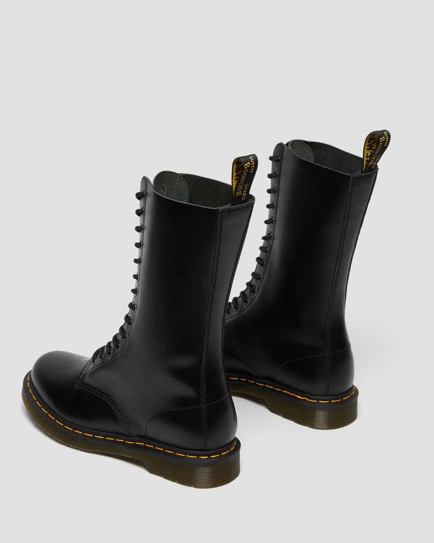 1914 BLACK1914 SMOOTH LEATHER HIGH BOOTS Dr. Martens