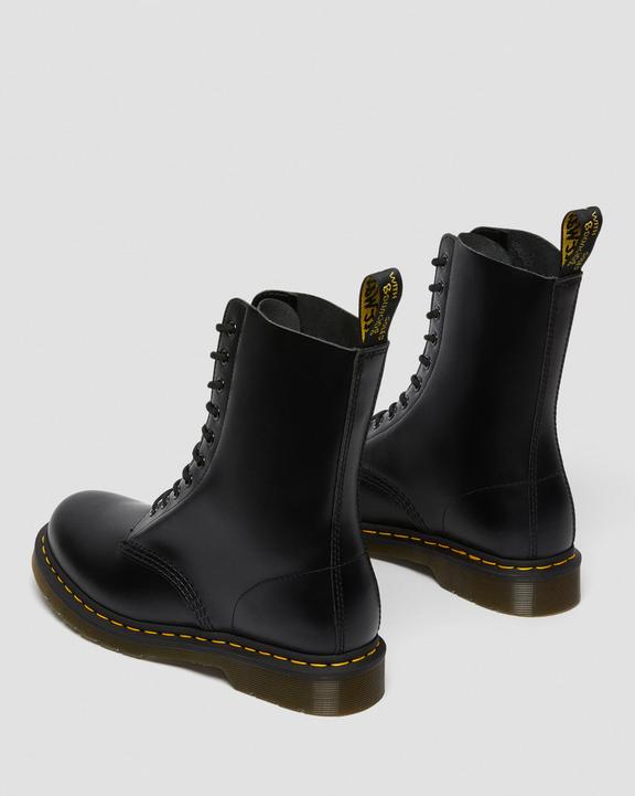 1490 Smooth Leather Mid Calf Boots in Black | Dr. Martens 1490 Smooth Leather Mid Calf Boots in Black | Dr. Martens