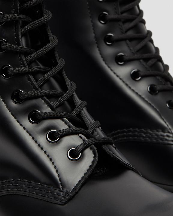 1490 Smooth Leather Mid Calf Boots in Black | Dr. Martens 1490 Smooth Leather Mid Calf Boots in Black | Dr. Martens