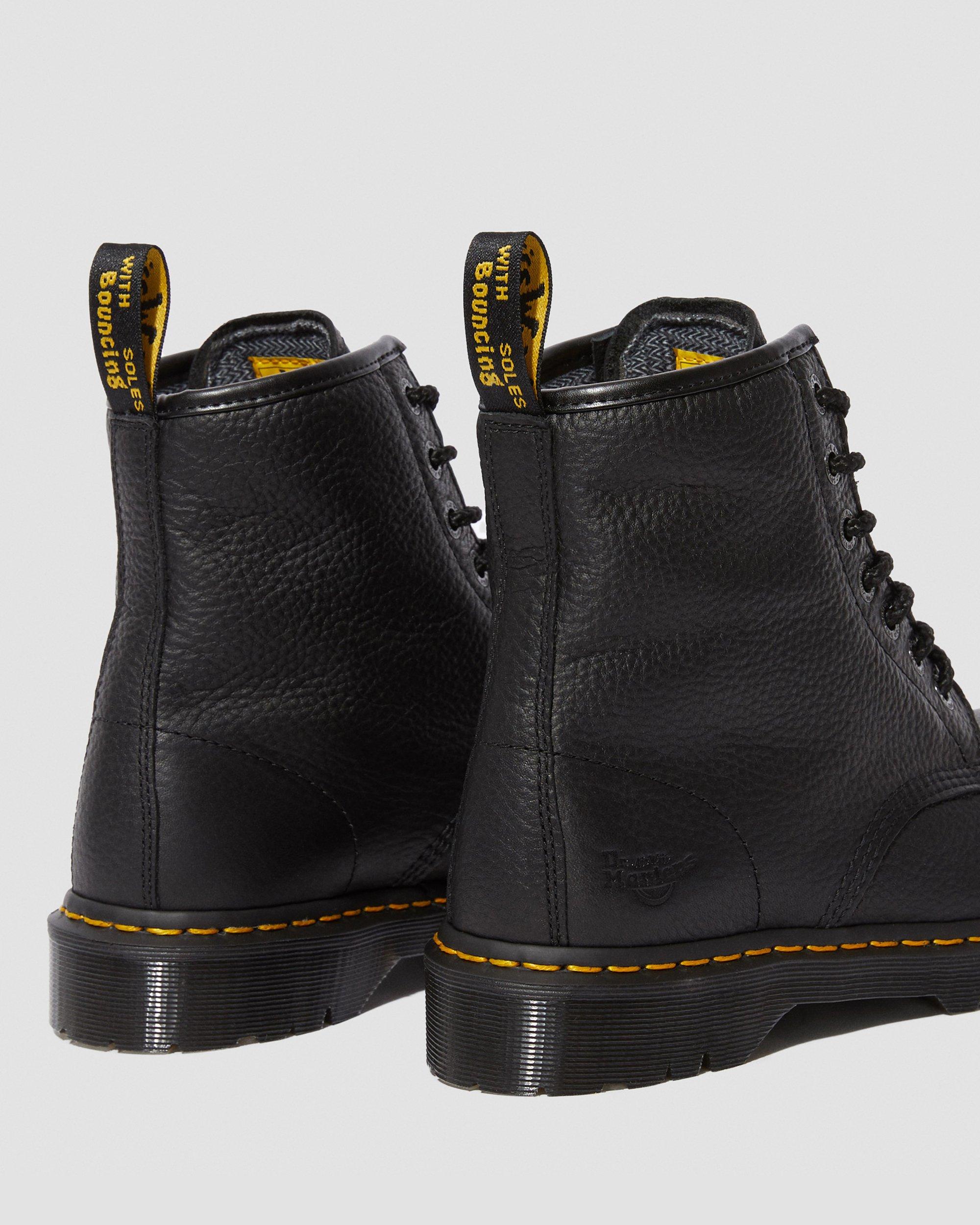 Icon 7B10 Leather Steel Toe Work Boots in BLACK | Dr. Martens™