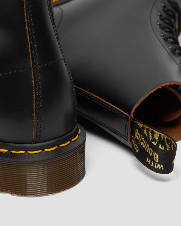 Vintage 1460-ankelstøvler i Quilon-læder i sortVintage 1460-ankelstøvler i Quilon-læder Dr. Martens