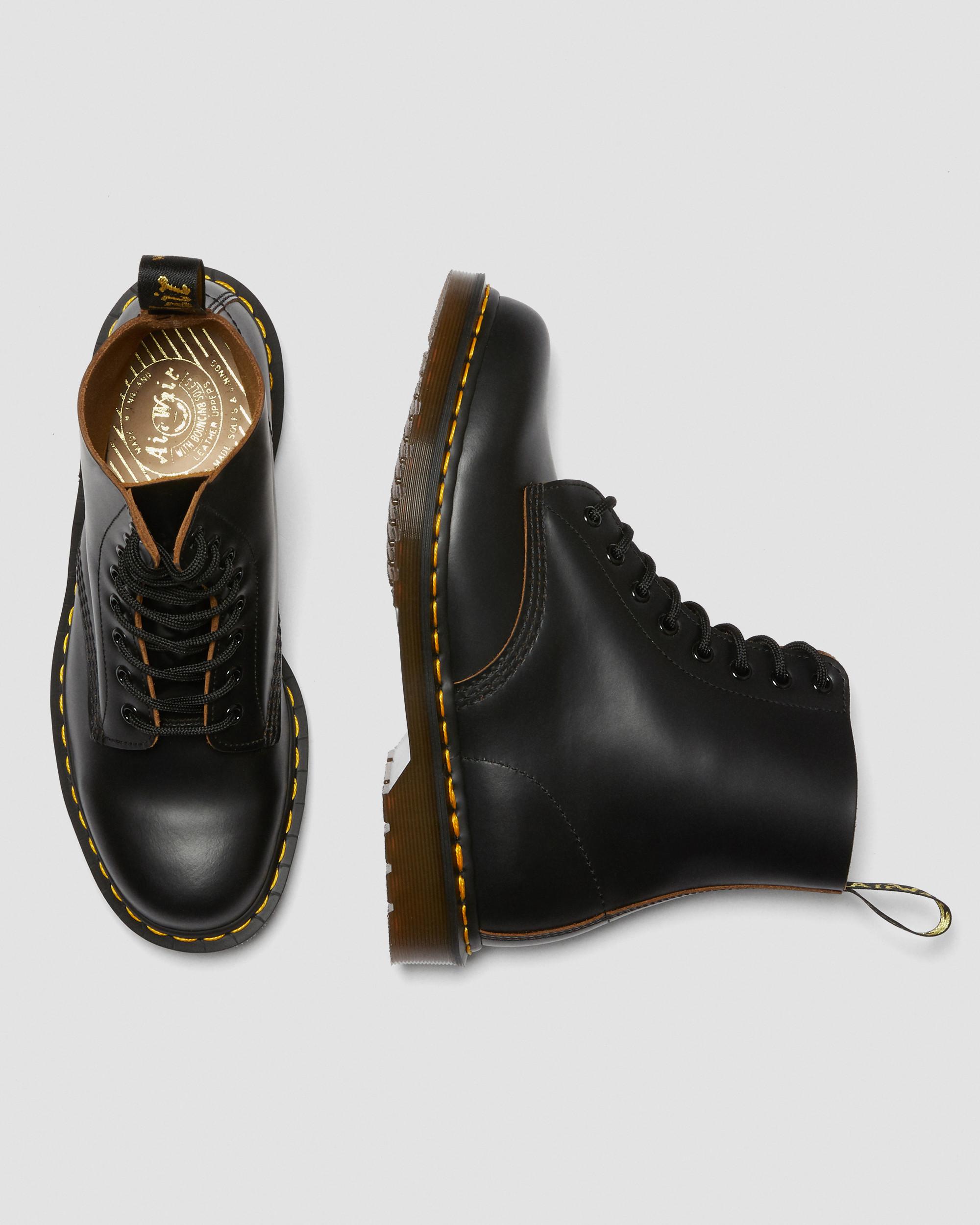 1460 Vintage Made in England Lace Up Boots in Black | Dr. Martens