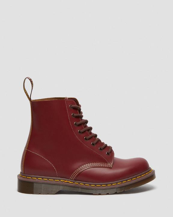 1460 Vintage Made in England Lace Up Boots in Red | Dr. Martens 1460 Vintage Made in England Lace Up Boots in Red | Dr. Martens