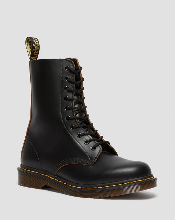 1490 Vintage Made In England Mid Calf Boots in Black | Dr 1490 Vintage Made In England Mid Calf Boots in Black | Dr