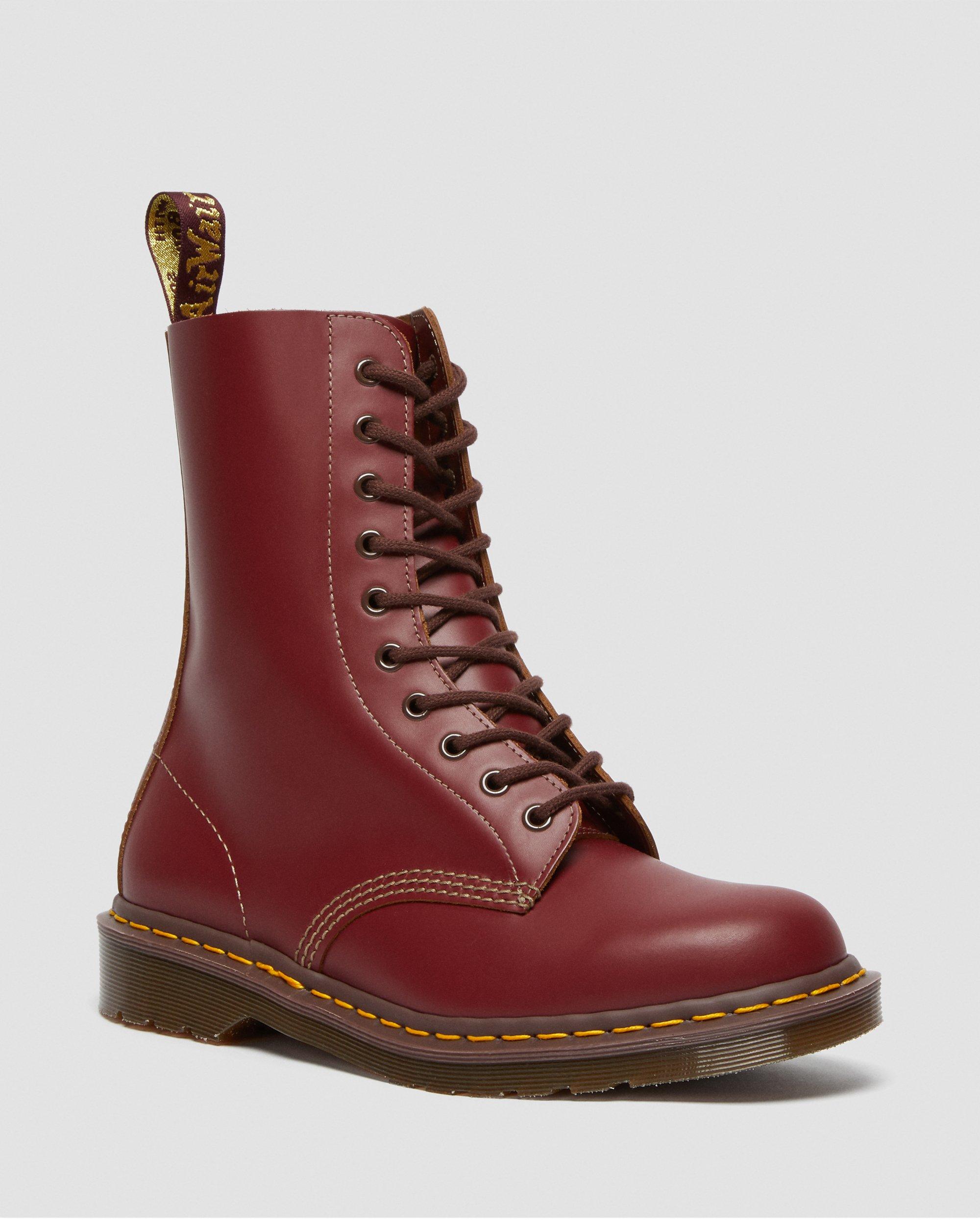 1490 Vintage Made In England Mid Calf Boots in OXBLOOD | Dr. Martens™