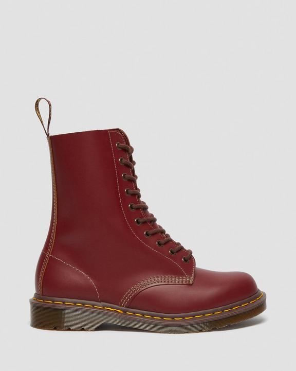 1490 Vintage Made In England Mid Calf Boots in Red | Dr. Martens 1490 Vintage Made In England Mid Calf Boots in Red | Dr. Martens