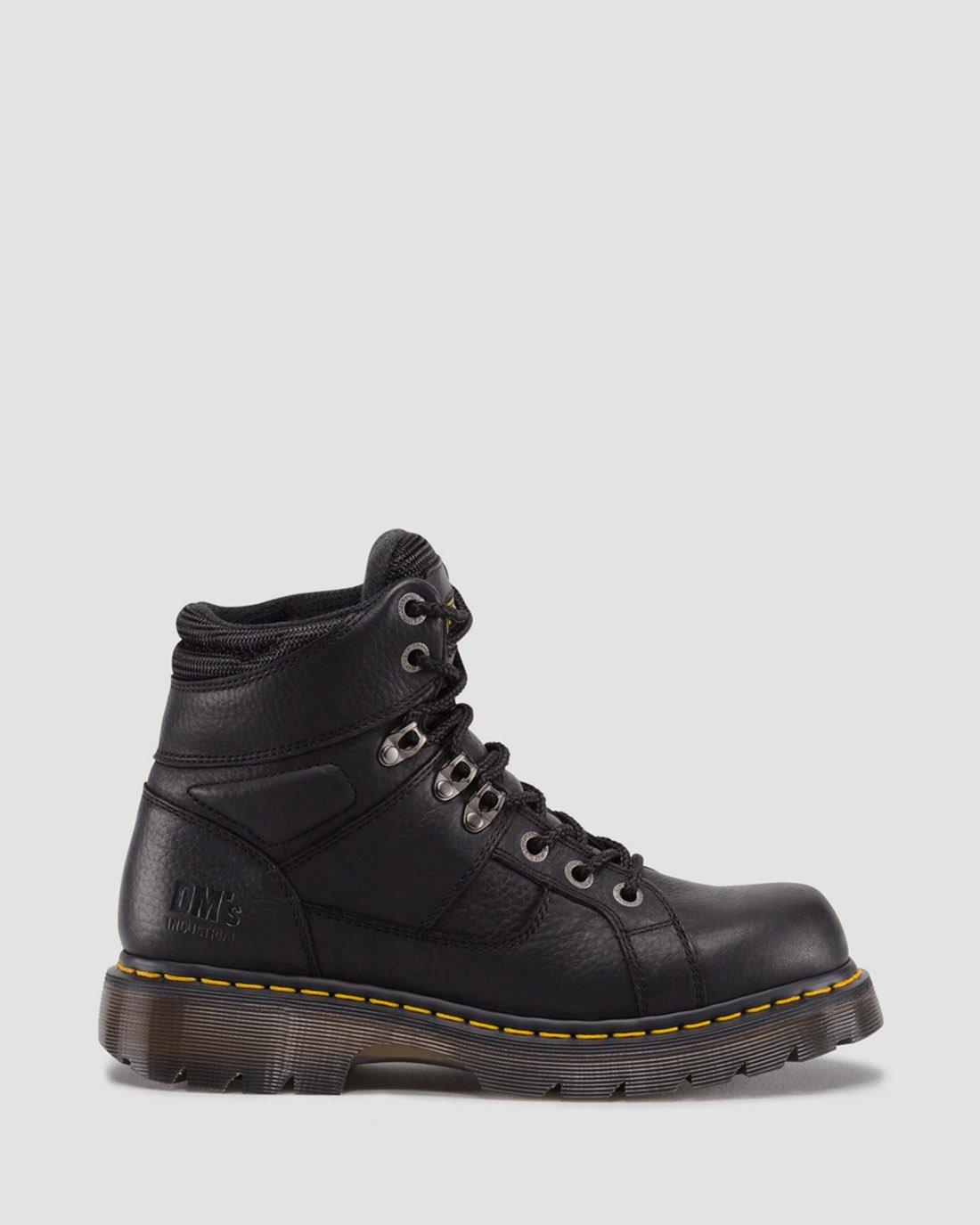 Ironbridge Extra Wide Grizzly Work Boots in BLACK | Dr. Martens™