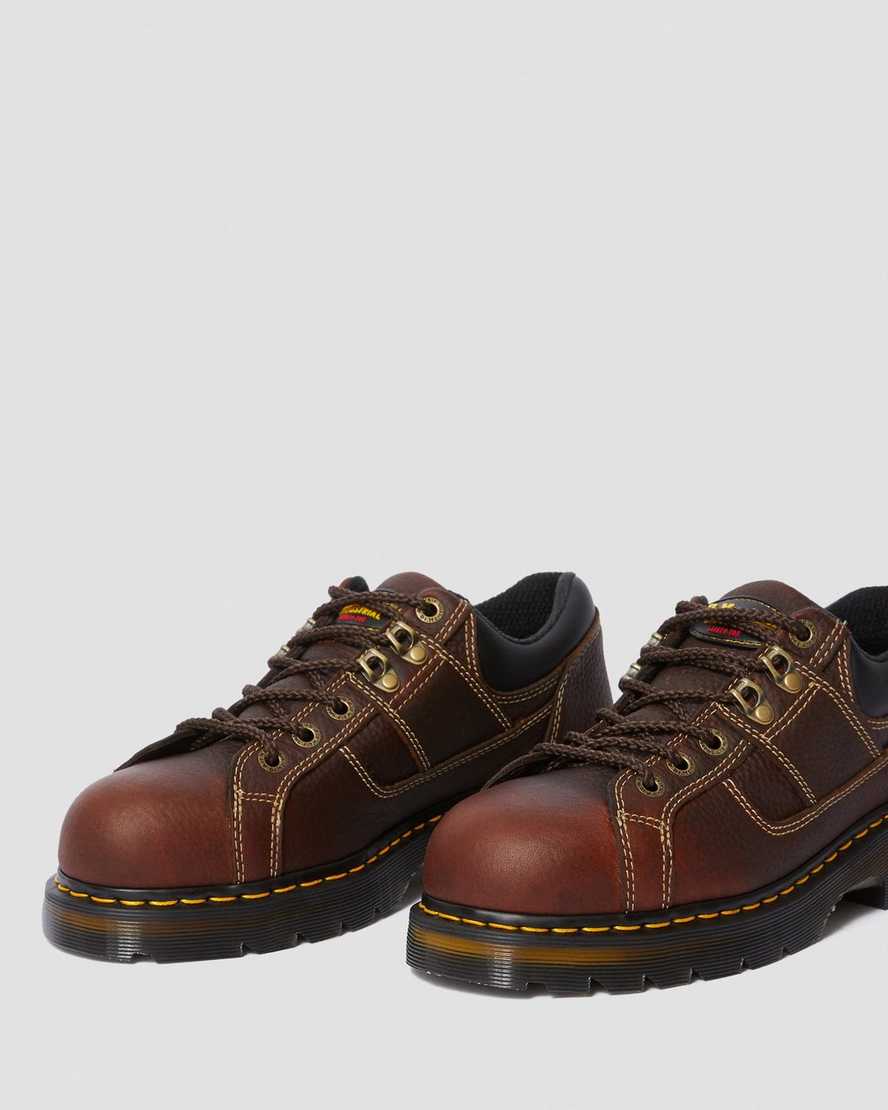 Gunby Leather Steel Toe Work Shoes | Dr Martens