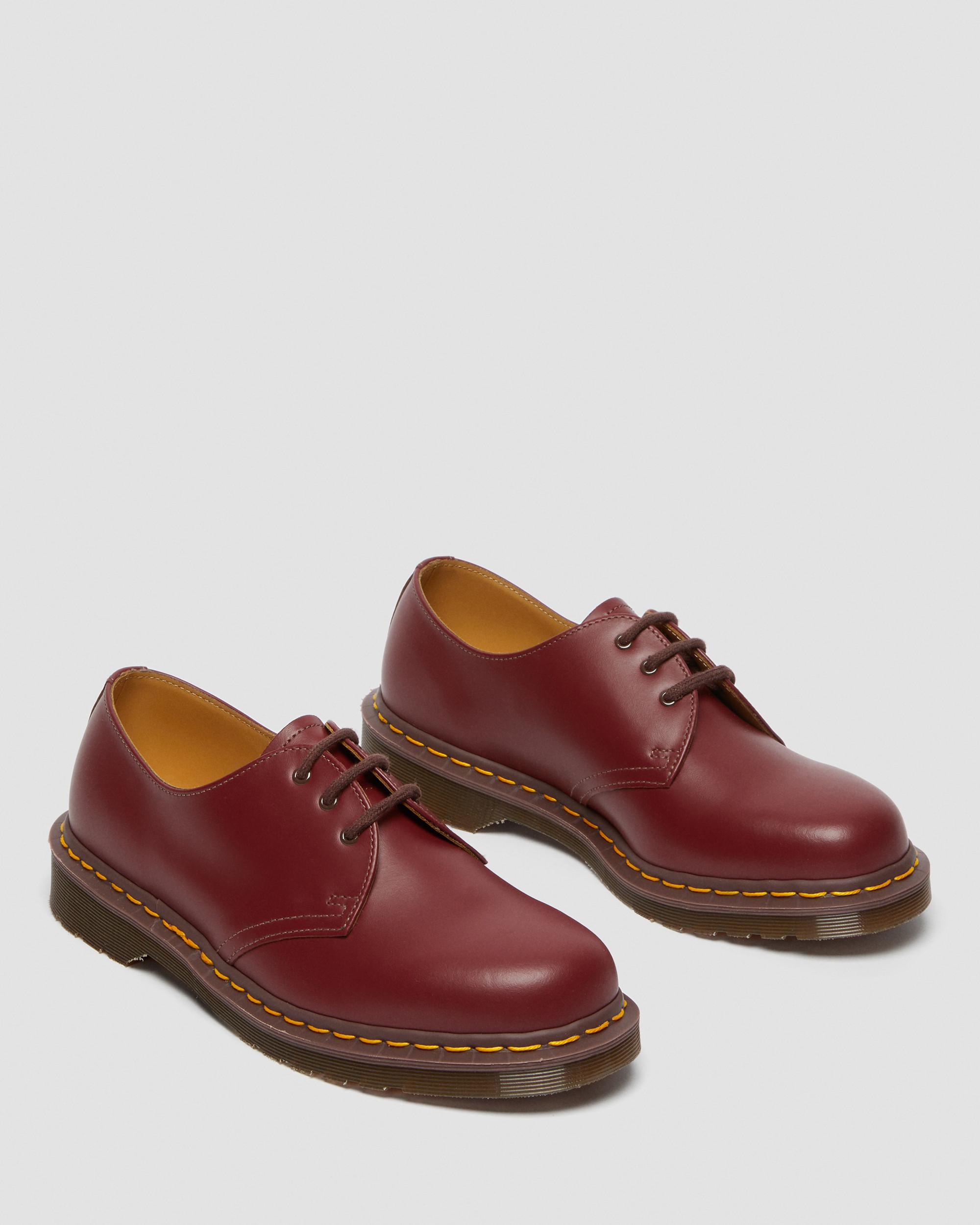 1461 Vintage Made in England Oxford Shoes in Red | Dr. Martens