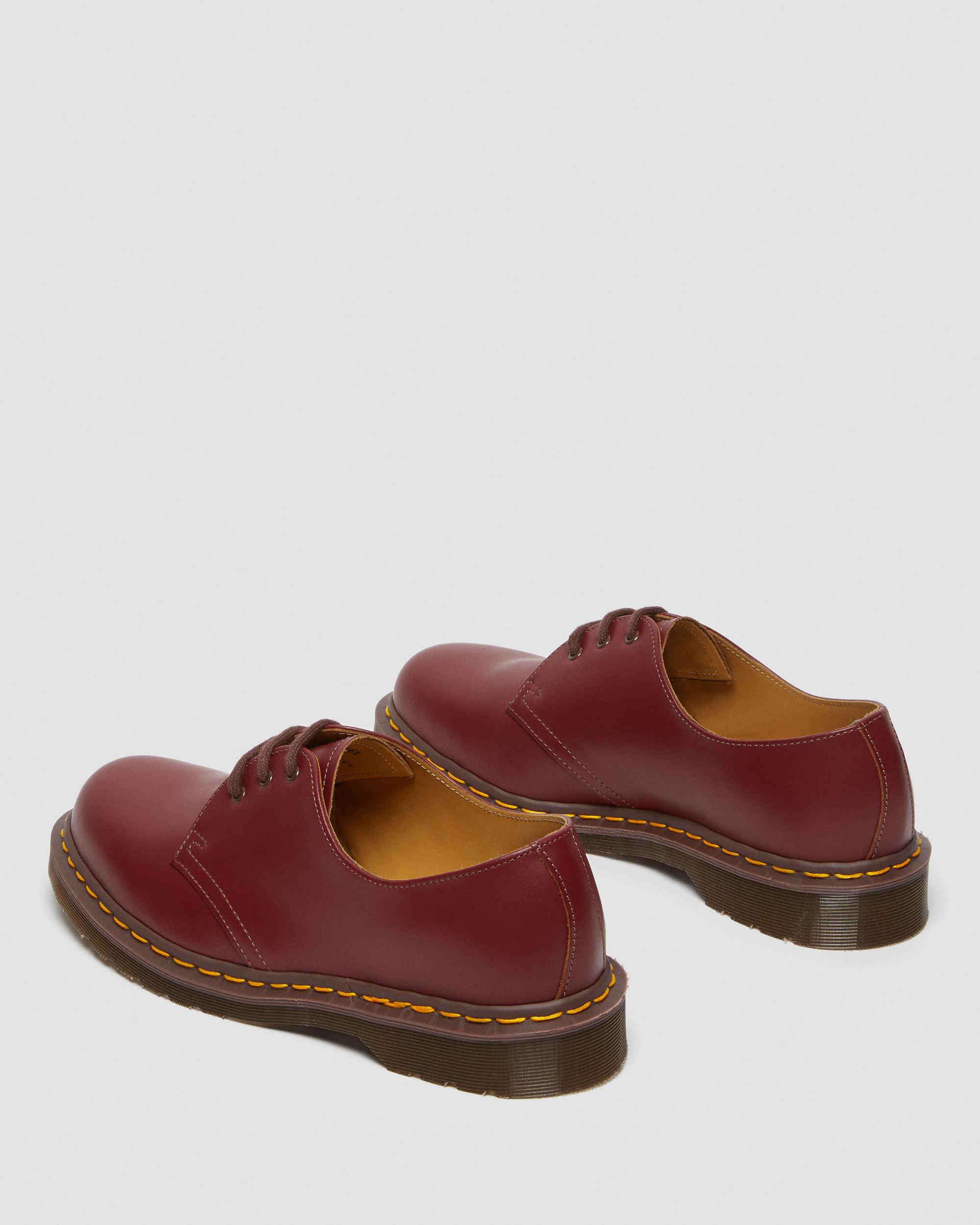 VINTAGE 1461 DARK REDVintage 1461 Quilon Leather Oxford Shoes Dr. Martens