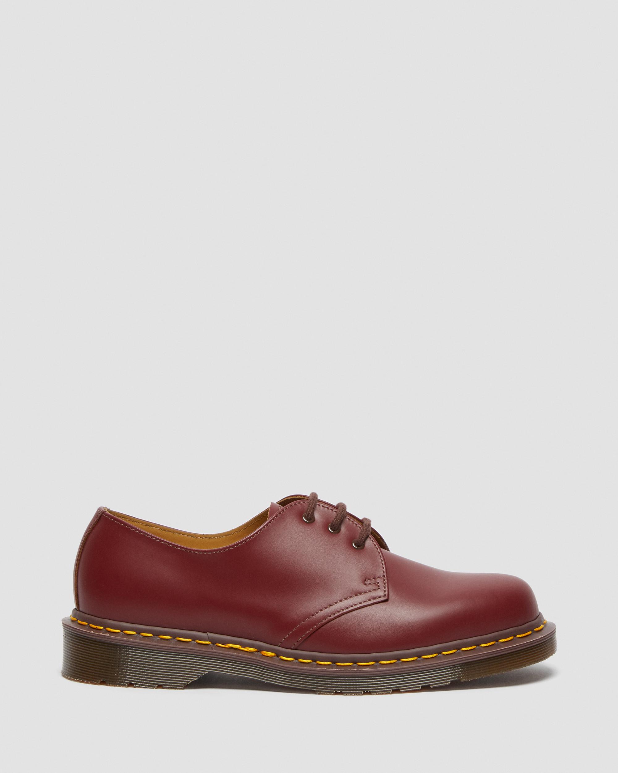 VINTAGE 1461 DARK REDVintage 1461 Quilon Leather Oxford Shoes Dr. Martens