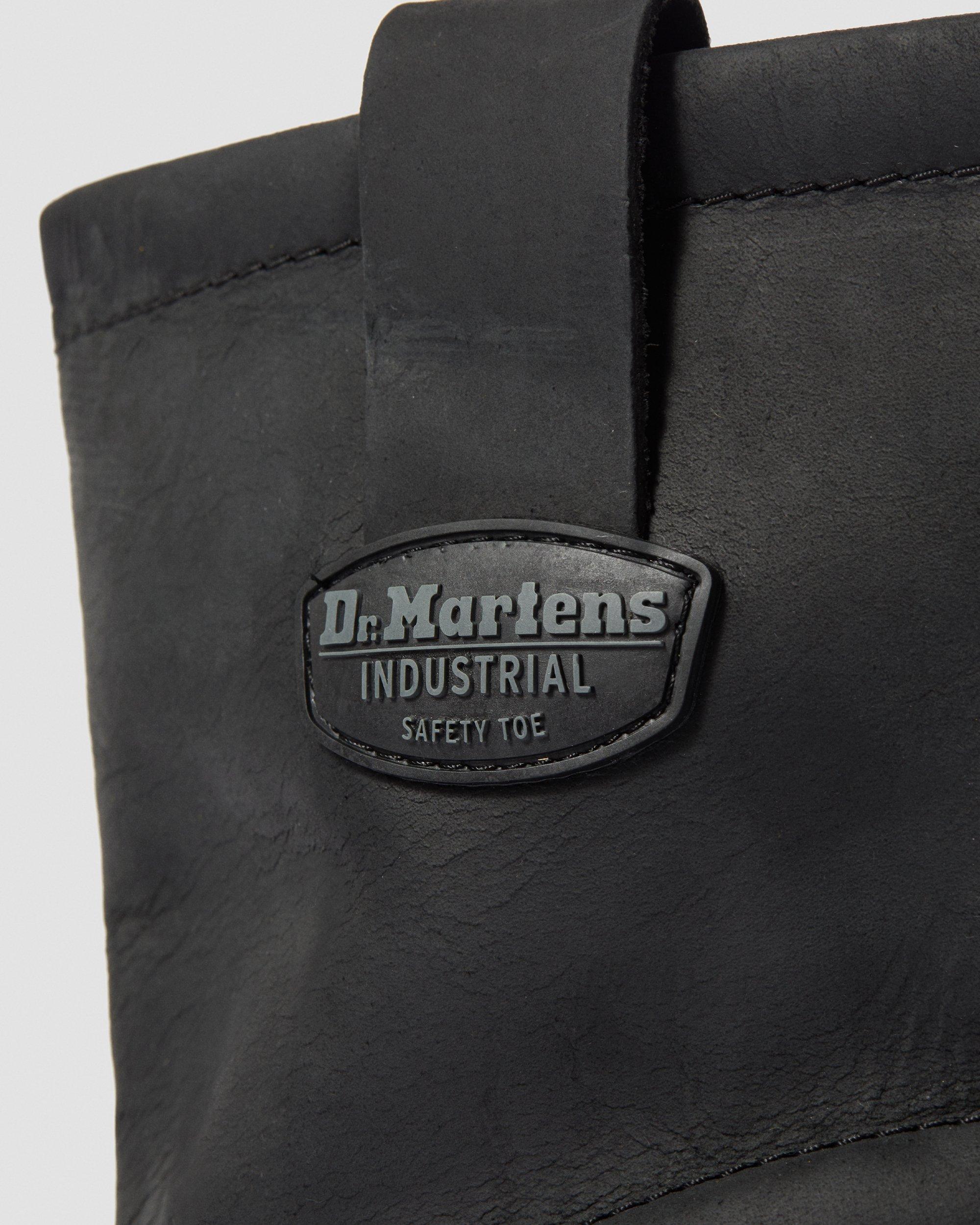 2295 Extra Wide Greasy Slip On Work Boots in BLACK | Dr. Martens™