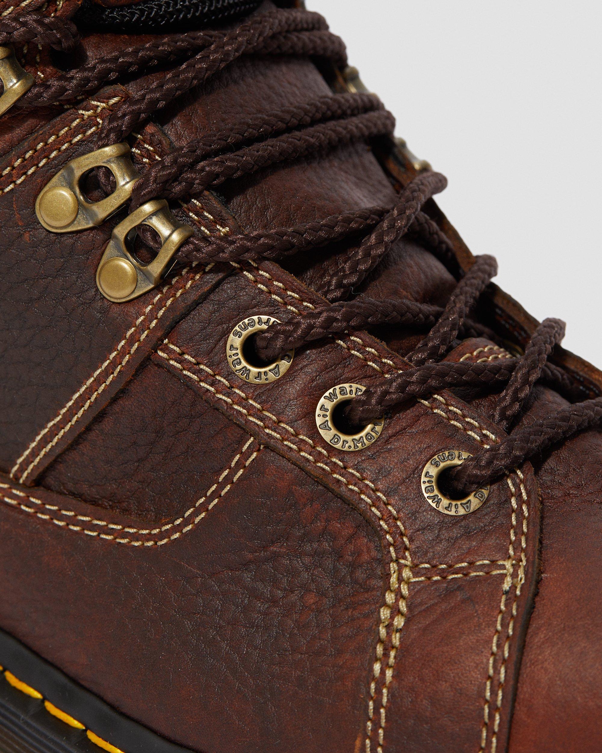 Ironbridge Extra Wide Leather Work Boots in TEAK | Dr. Martens™