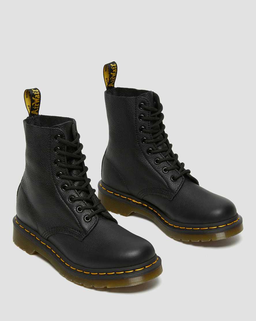 1460 Pascal Black Virginia Leather Boots1460 Pascal Virginia Leather Boots Dr. Martens