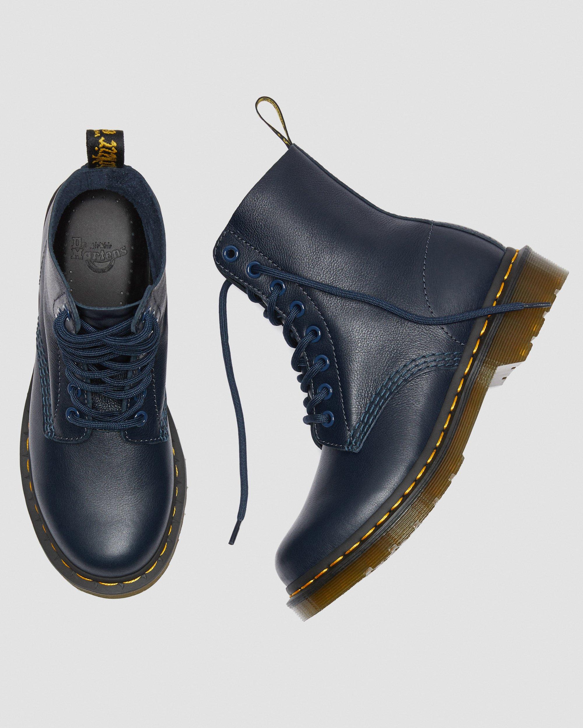 dr martens dress blues virginia 1460 Soft Leather Lace Up Boots in APRIL BLACK MULTI FLORAL (Size):9