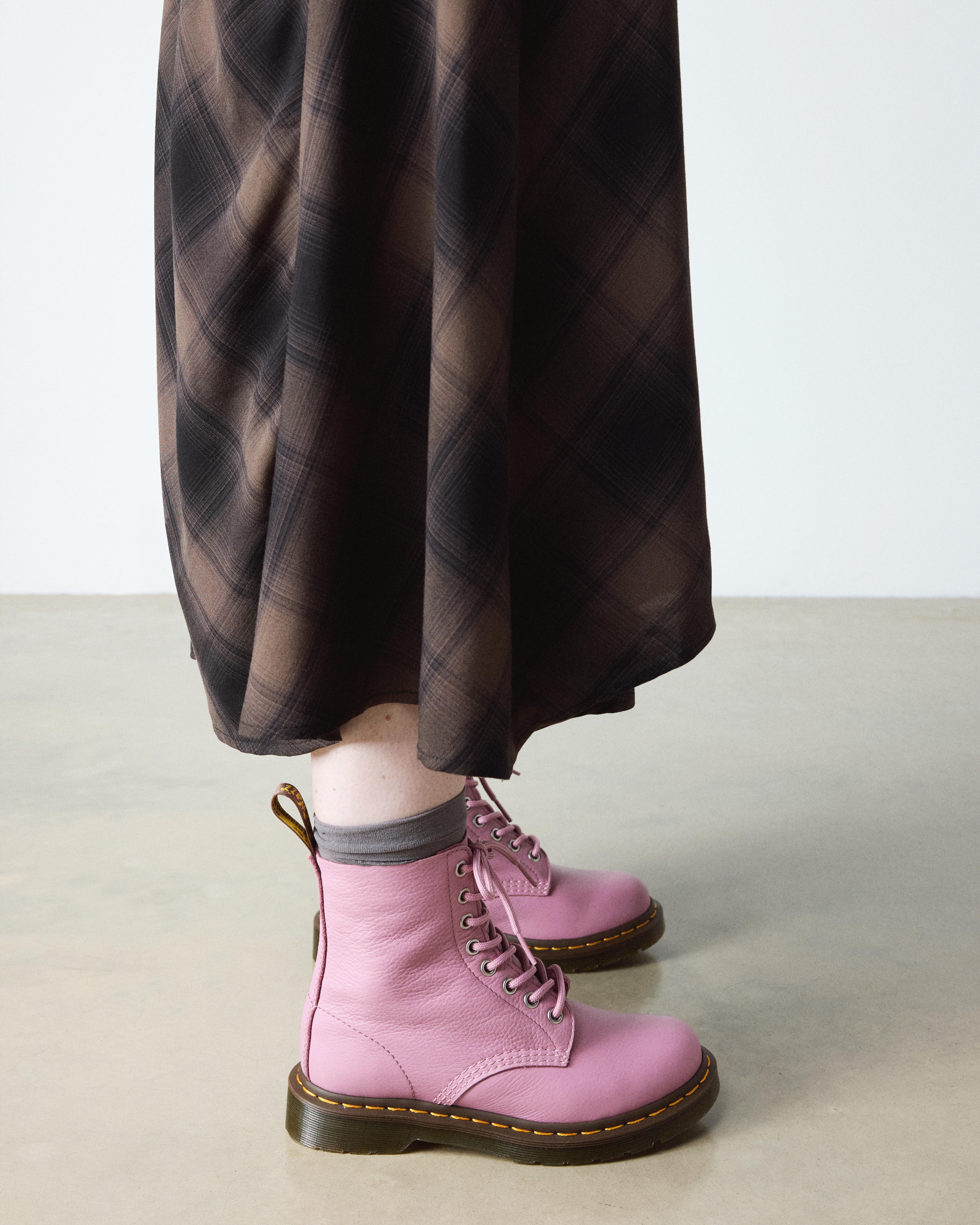 1460 Zachtleren Laarzen in Dusty Roze