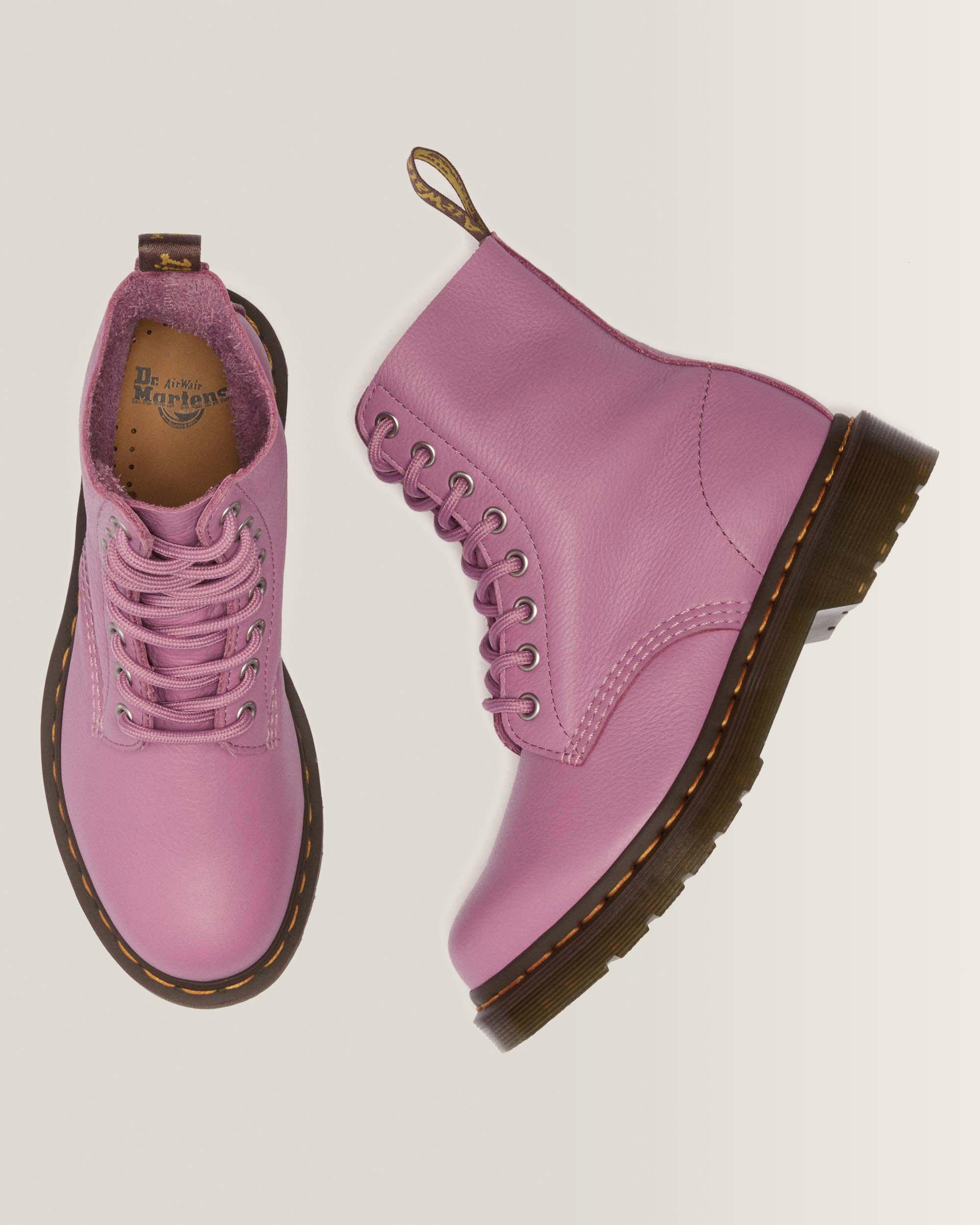 Dr. Martens Acid Pink 8-Eye 1460 Lace-Up Boots with Blue and Purple Laces $_57.JPG?set_id=880000500F main image 4