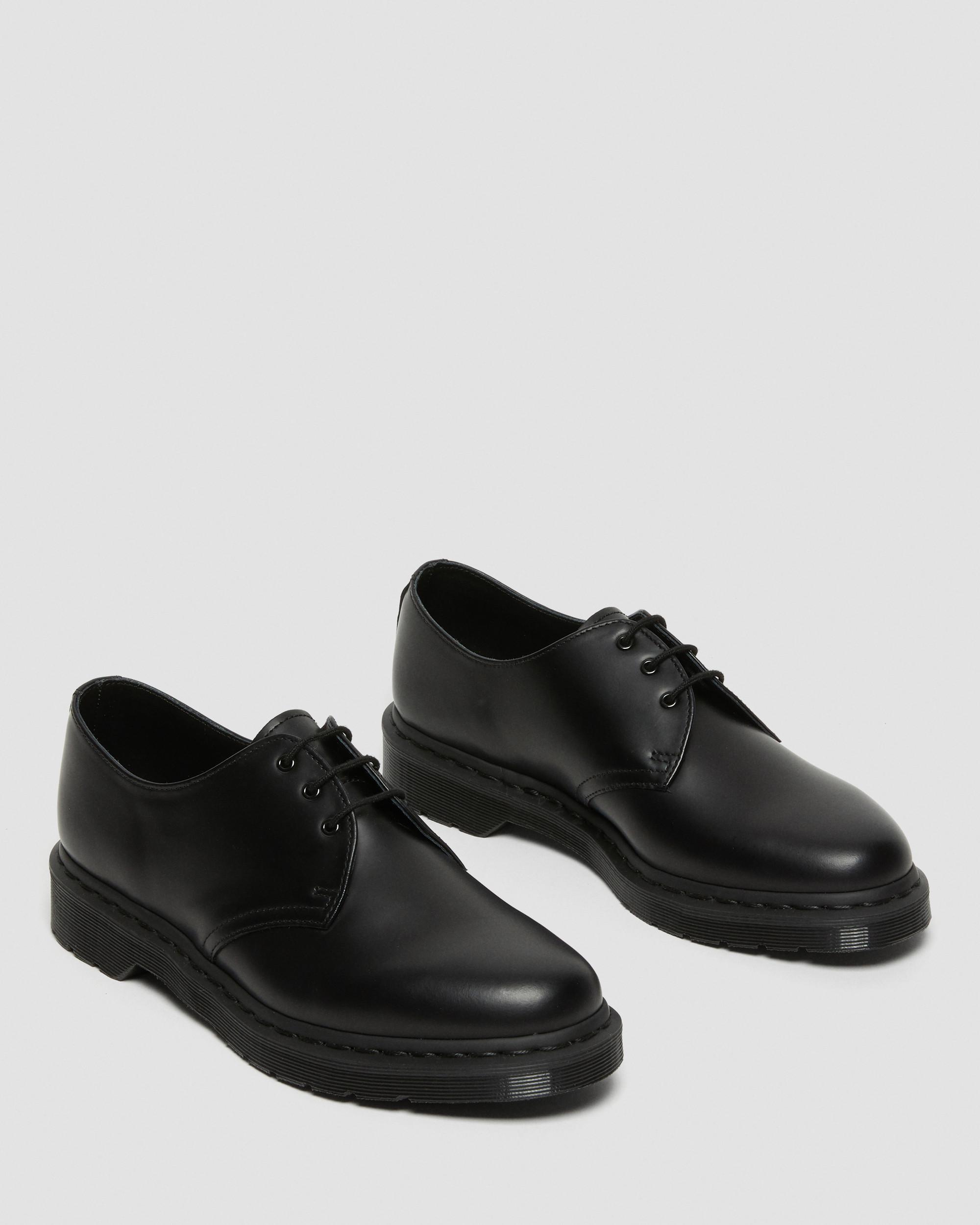 1461 Smooth Leather Platform Shoes In Black Martens, 56% OFF