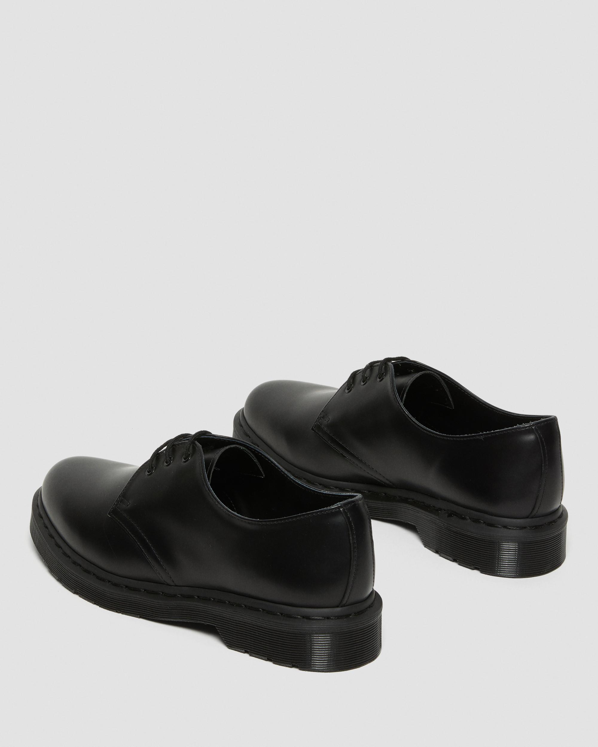 1461 Mono Smooth Leather Oxford Shoes in Black