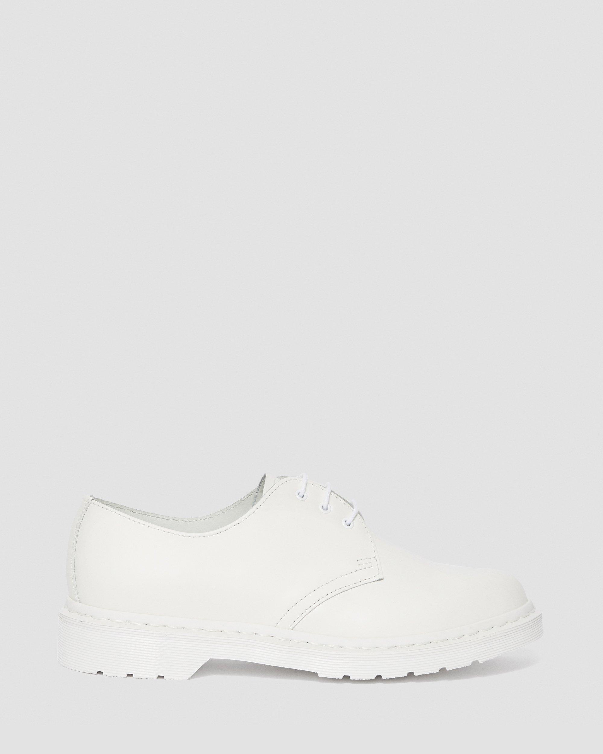 1461 Smooth Leather Platform Shoes in White