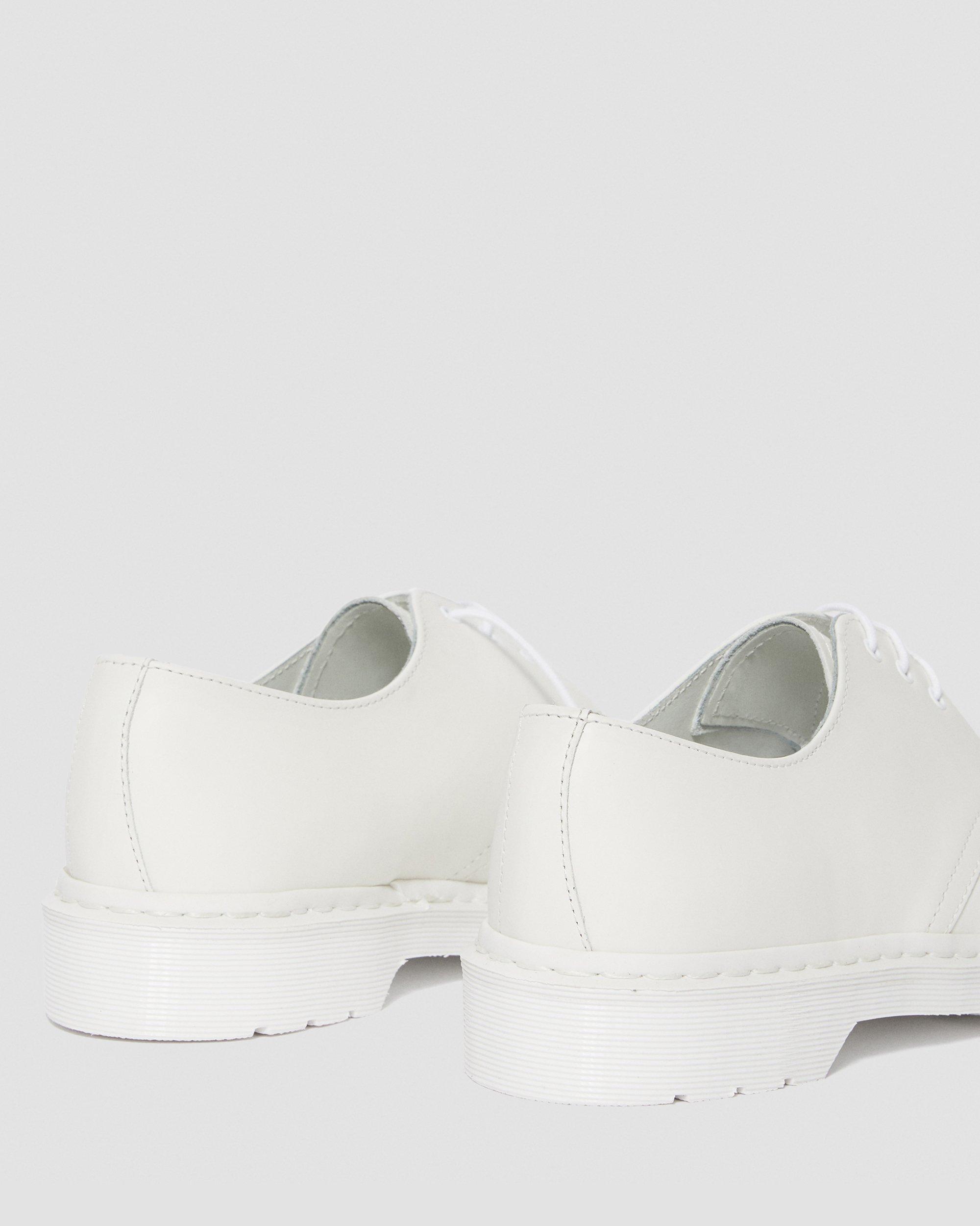 1461 Mono Smooth Leather Oxford Shoes, White | Dr. Martens