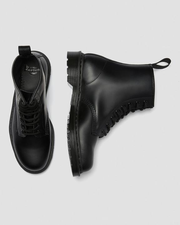 1460 Mono Smooth Leather Lace Up Boots in Black | Dr. Martens 1460 Mono Smooth Leather Lace Up Boots in Black | Dr. Martens