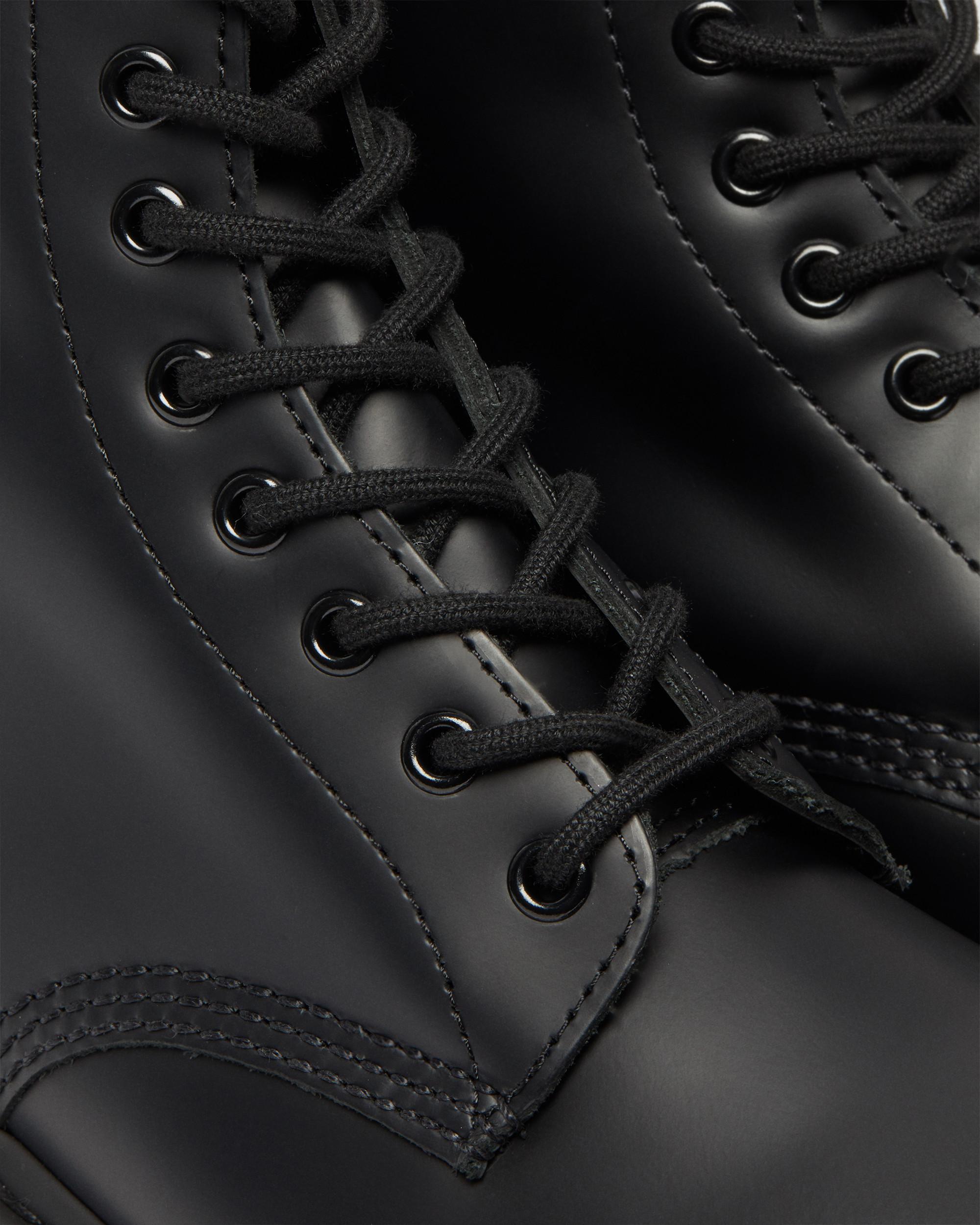 1460 Mono Smooth Leather Lace Up Boots in Black | Dr. Martens